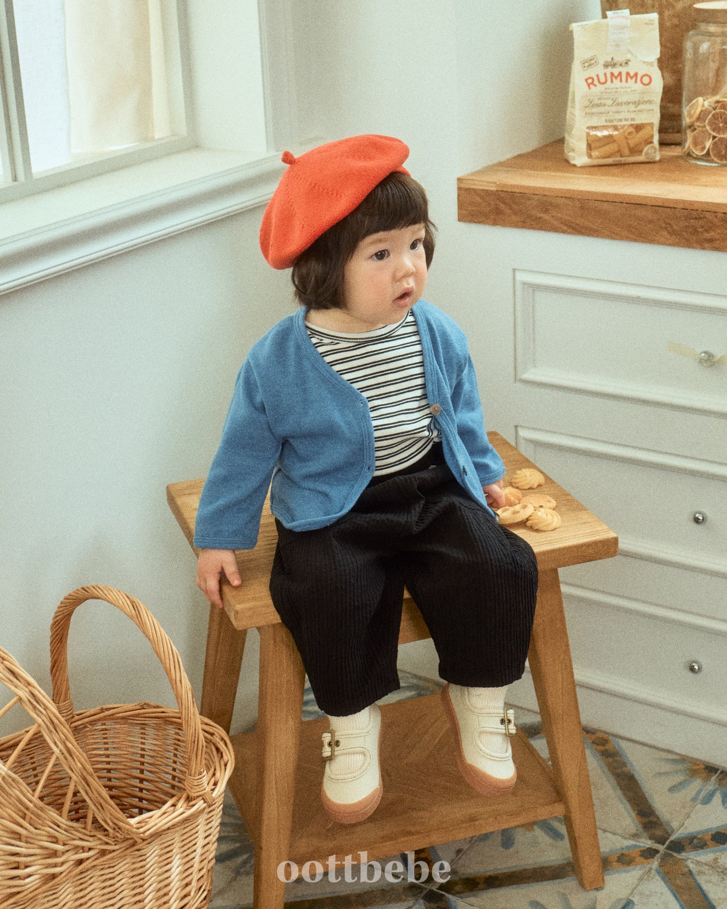 (Pre-order) OOTTBEBE - Playful Pocket Pants 위트포켓팬츠 (2 Colors)