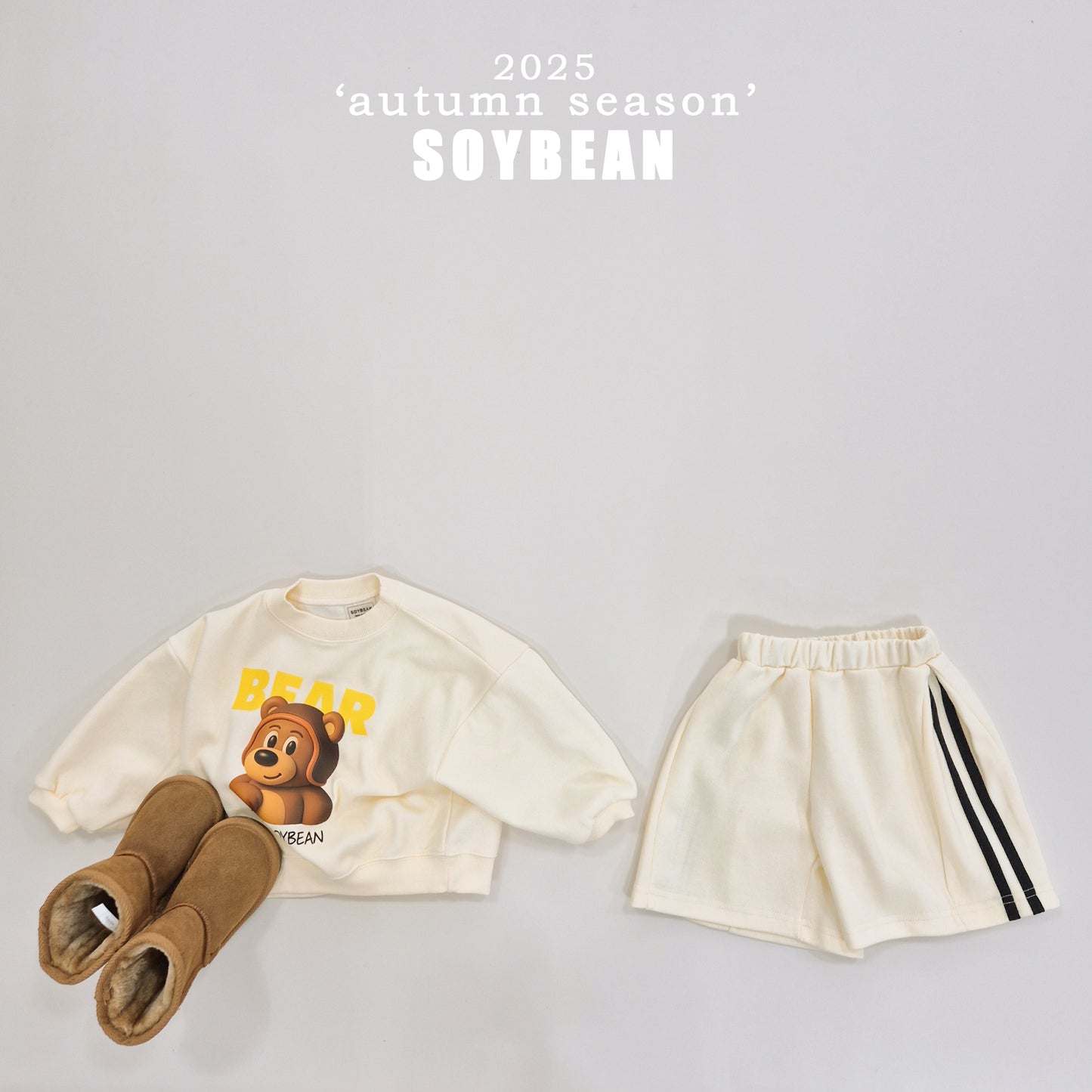 (Pre-order) Soybean Kids - Animal Friends Sweatshirt 동물친구들맨투맨 (3 Colors)