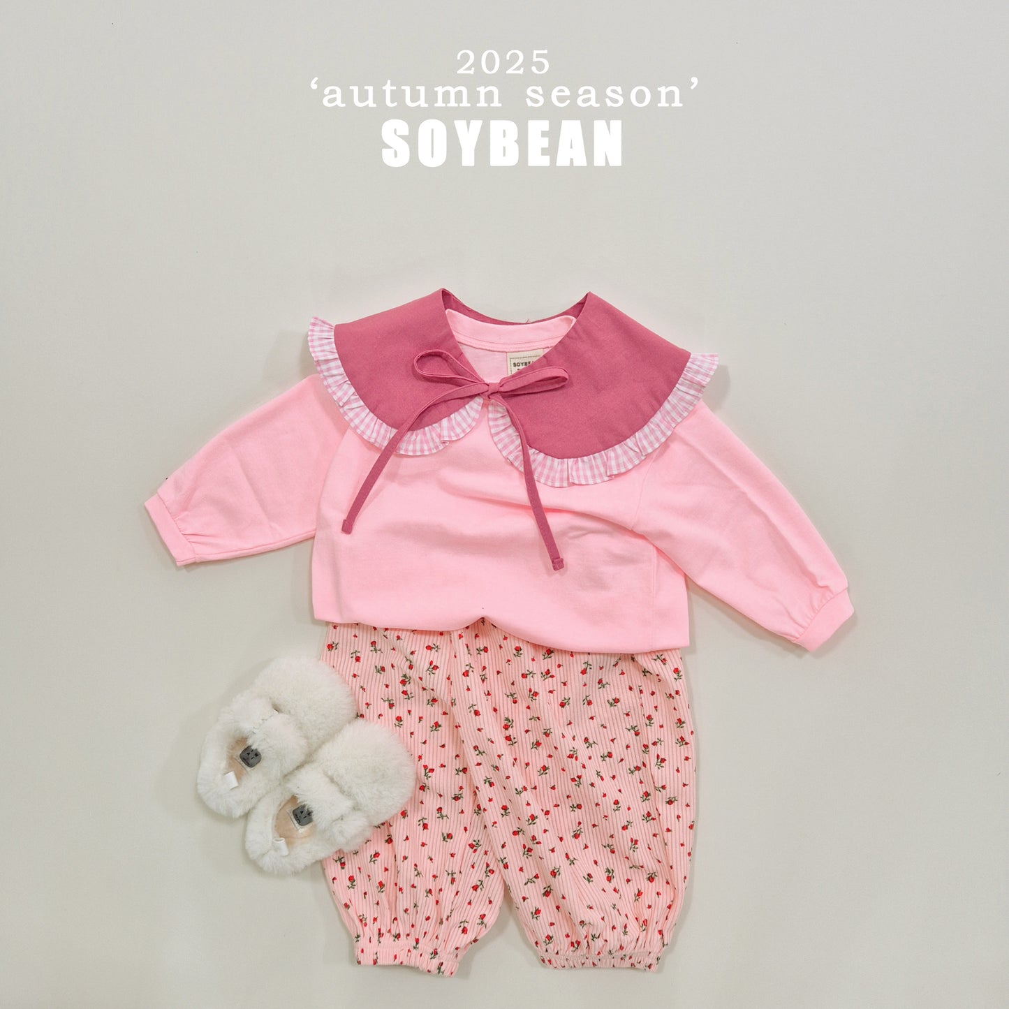 (Pre-order) Soybean Kids - Cotton Sugar Boxy Tee 코튼슈가박스티 (10 Colors)