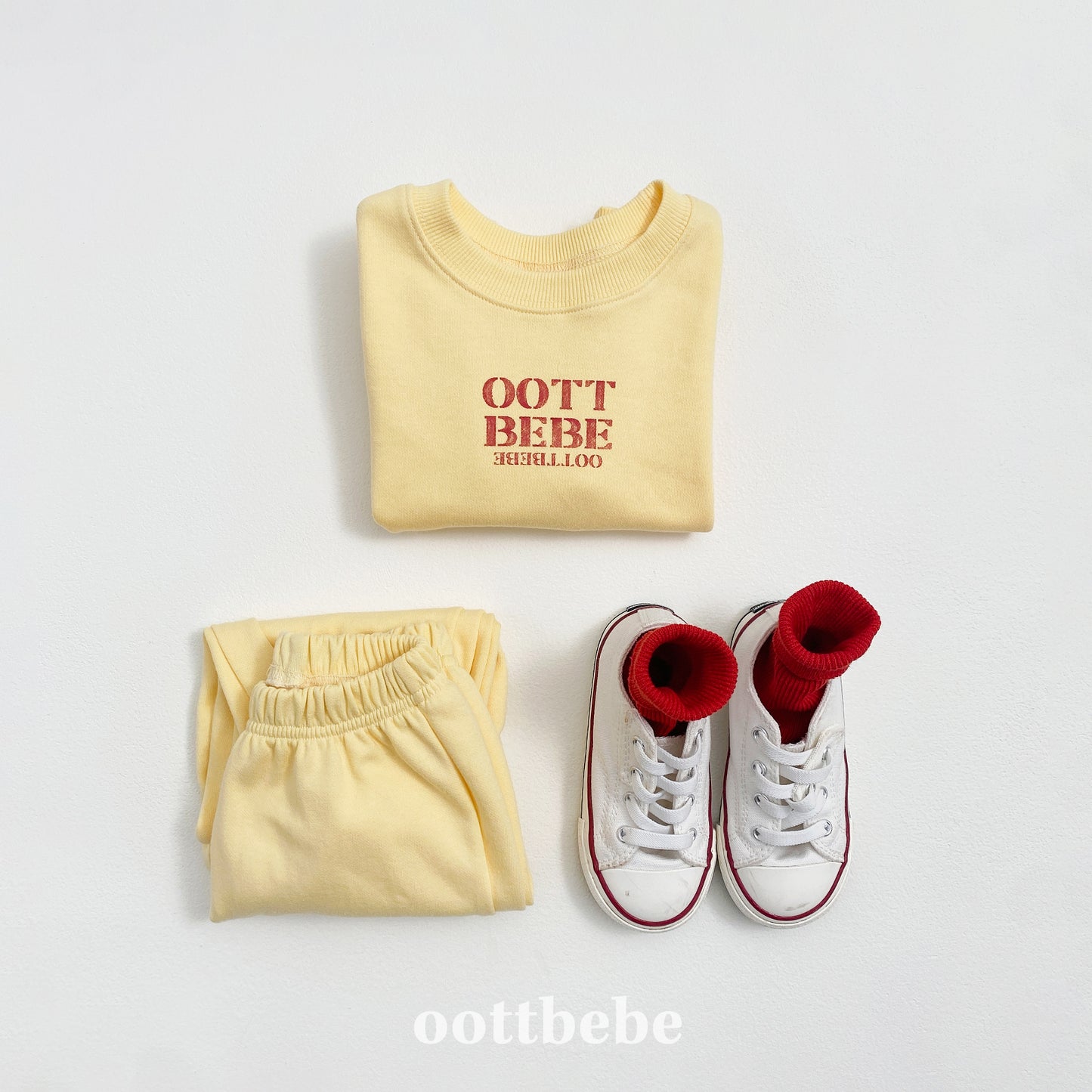 (Pre-order) OOTTBEBE - OOTTBEBE Top & Bottom Set 오뜨베베상하복 (4 Colors)