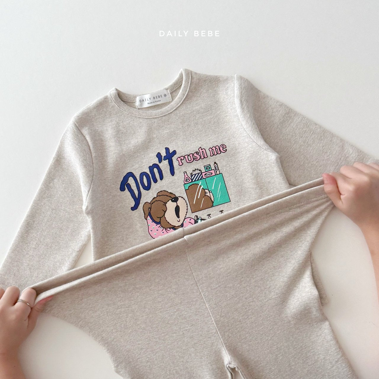 (Pre-order) Daily Bebe - Kids’ Sleepy Loungewear Set 슬리피 실내복 (2 Colors)