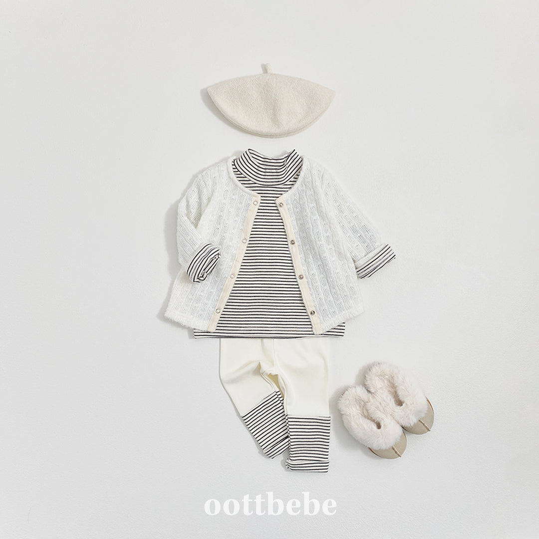 (Pre-order) OOTTBEBE Winter - Hazelnut Cardigan 헤이즐넛가디건 (4 Colors)