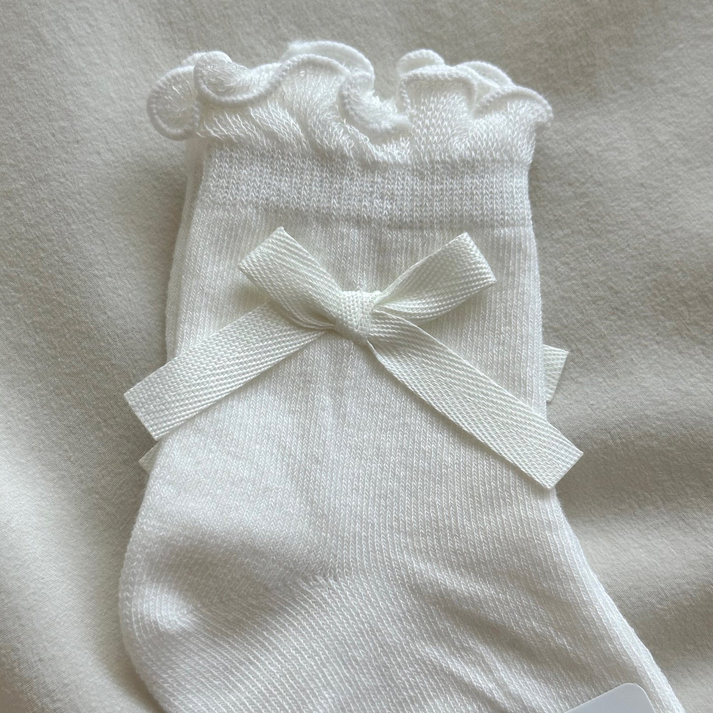 (Ten-Toe) Kids’ Ribbon Ruffles Socks (4-pack)