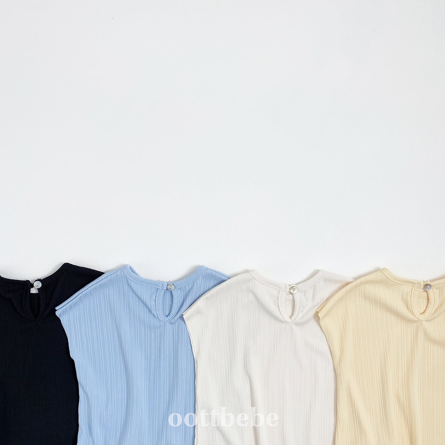 (Pre-order) OOTTBEBE - Bali Pleats Dress 발리플리츠원피스 (4 Colors)