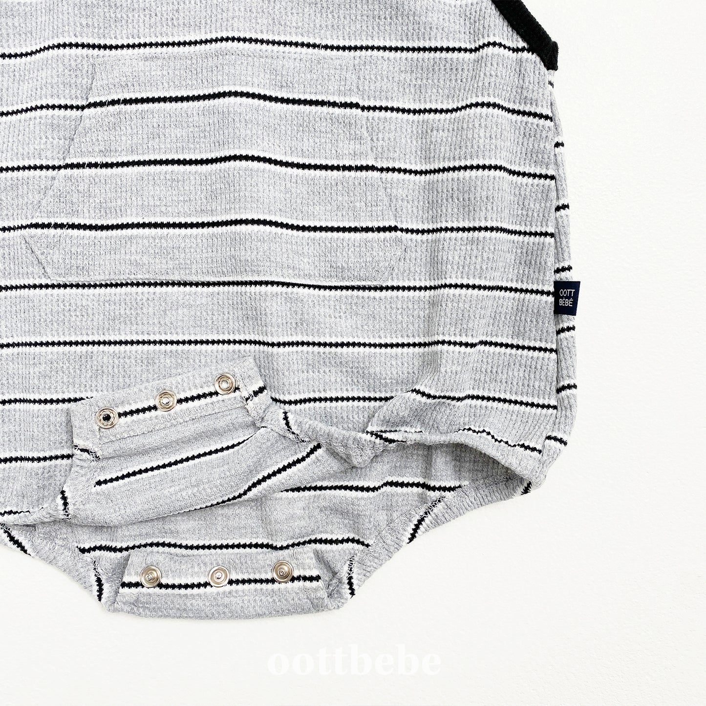 (Pre-order) OOTTBEBE - Urban Stripe Hooded Suit 어반스트라이프후드슈트 (2 Colors)