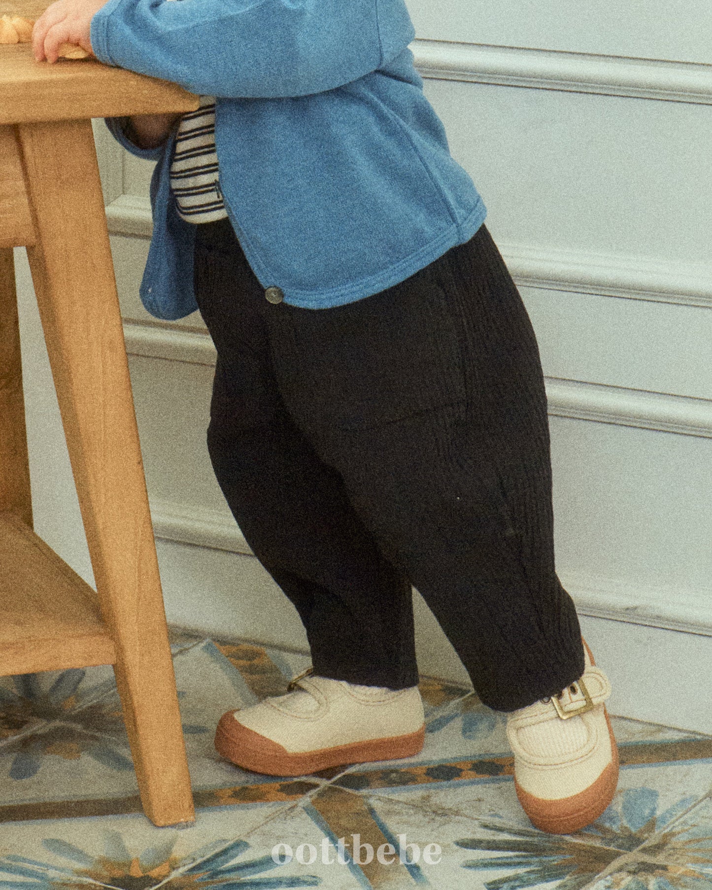 (Pre-order) OOTTBEBE - Playful Pocket Pants 위트포켓팬츠 (2 Colors)