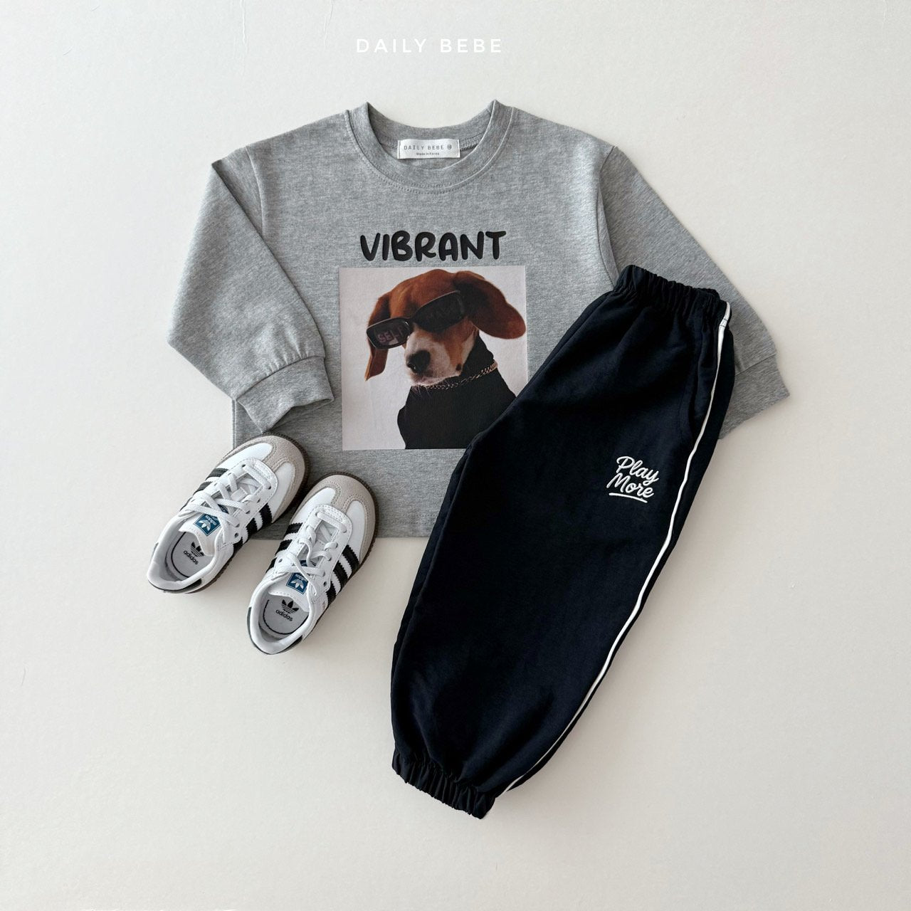(Pre-order) Daily Bebe - Kids' Play More Pants 플레이모어 팬츠 (2 Colors)