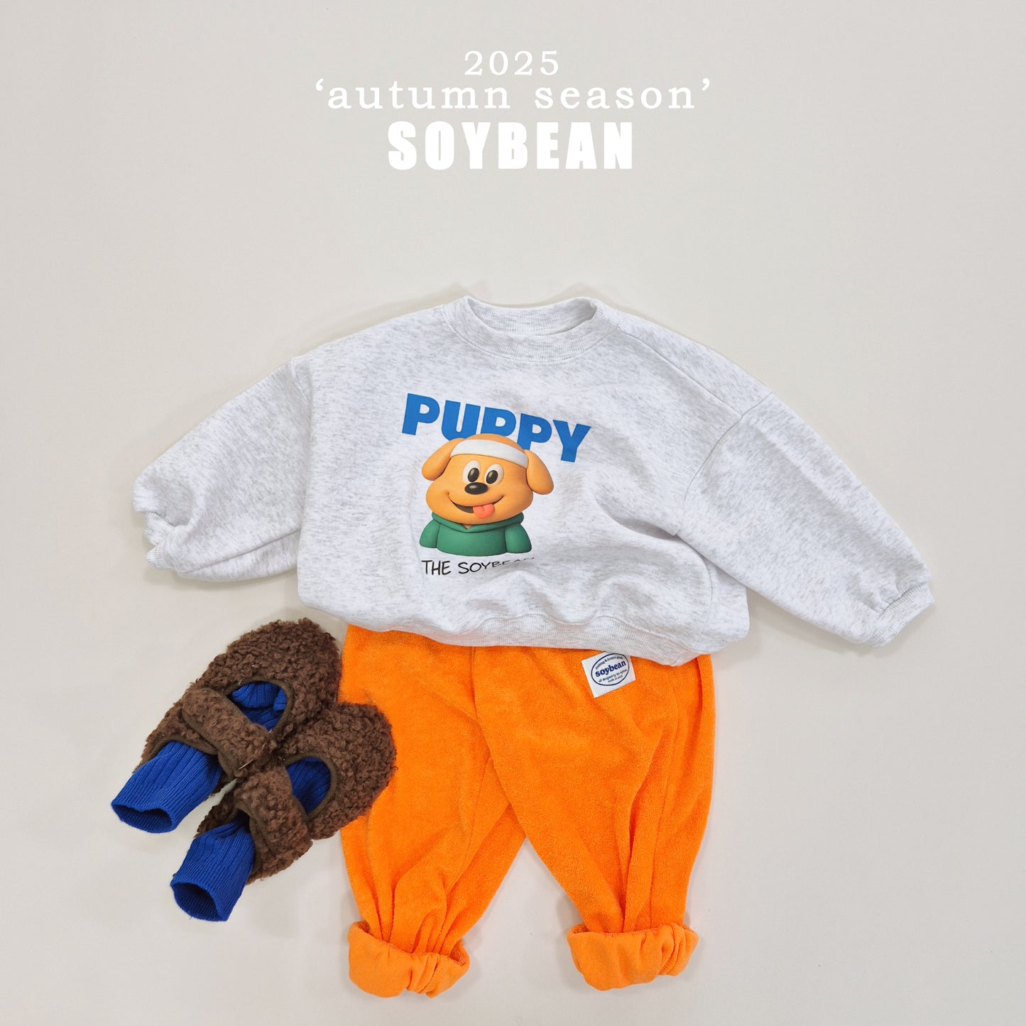 (Pre-order) Soybean Kids - Animal Friends Sweatshirt 동물친구들맨투맨 (3 Colors)