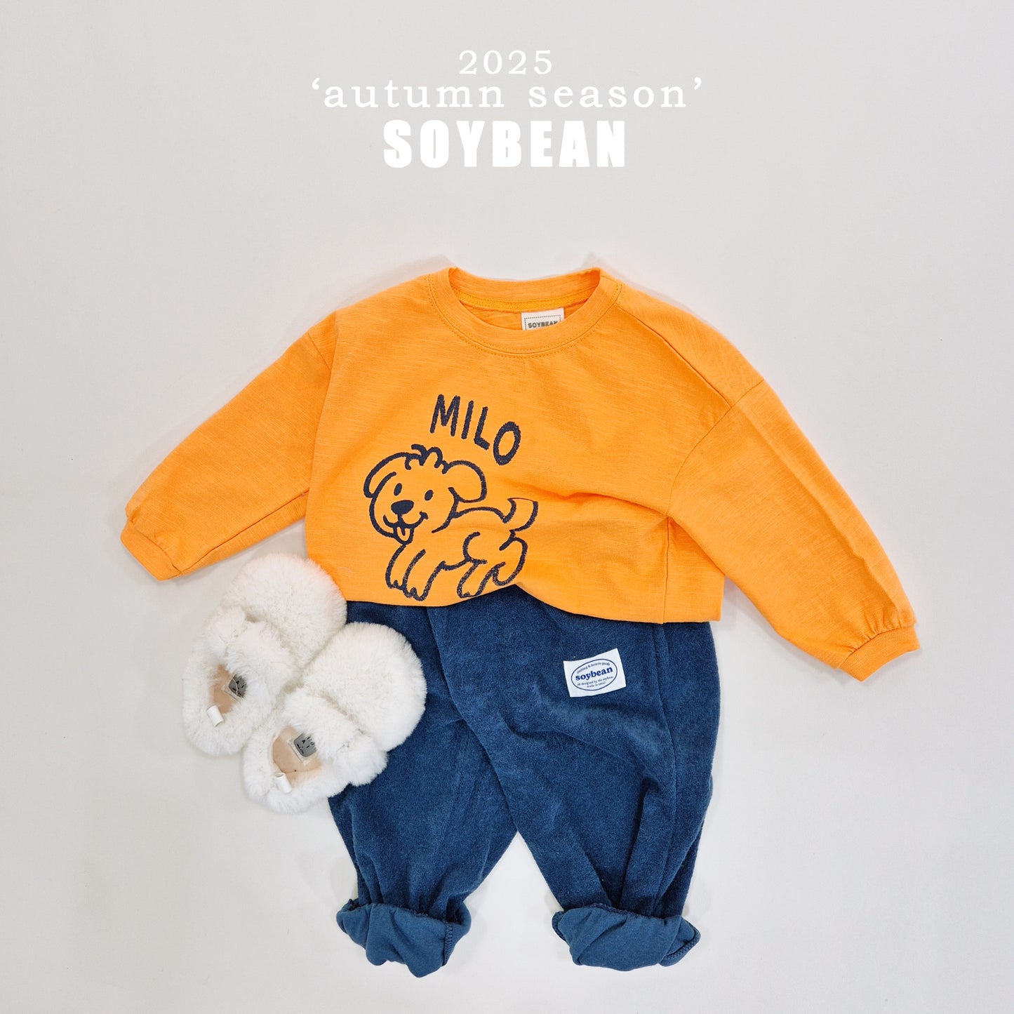 (Pre-order) Soybean Kids - Terry Jogger Pants 테리조거팬츠 (7 Colors)