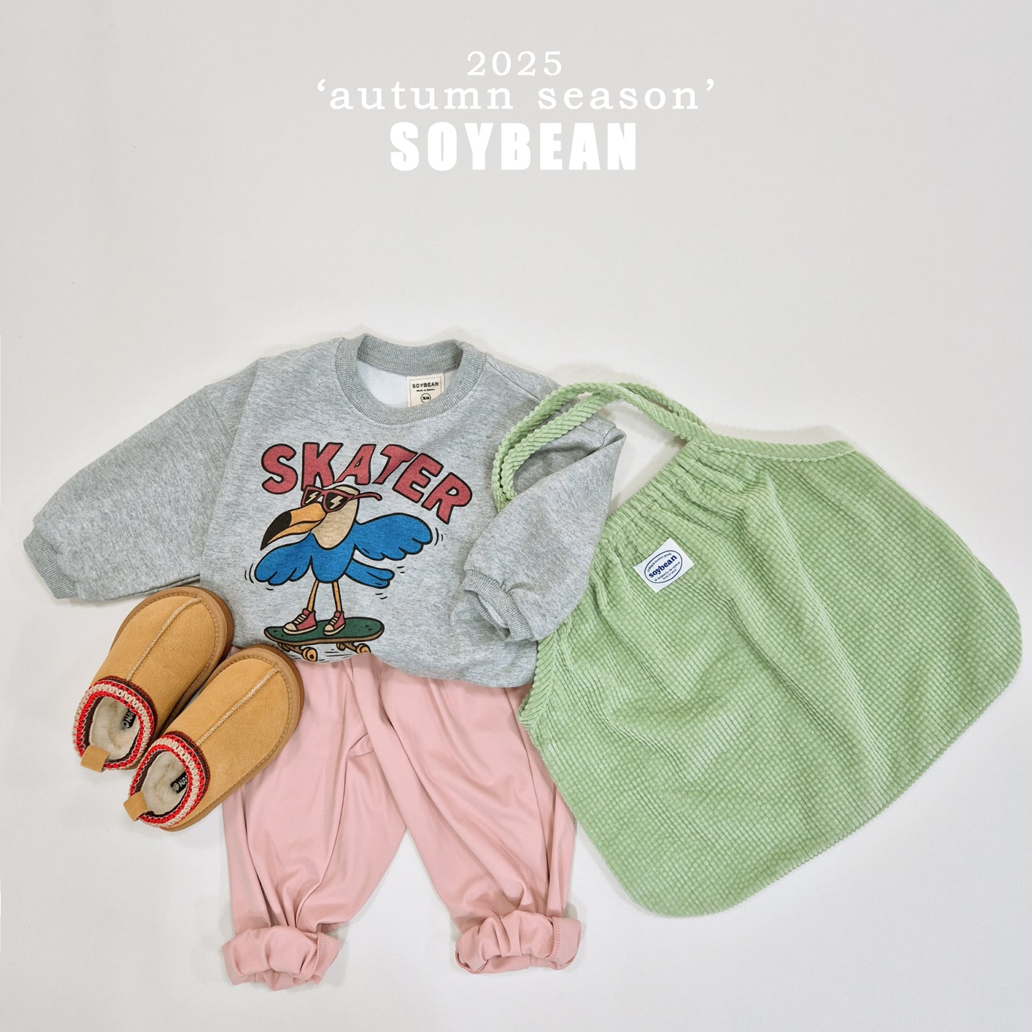(Pre-order) Soybean Kids - Home Jogger Pants 홈조거팬츠 (4 Colors)
