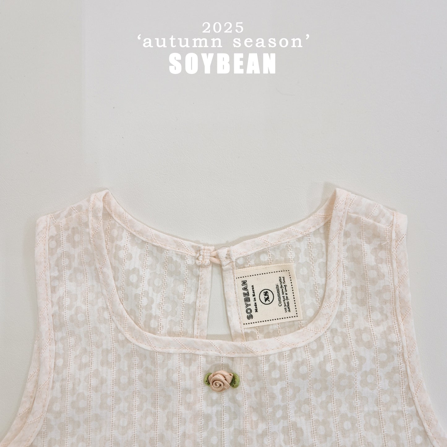 (Pre-order) Soybean Kids - Flower Lace Bustier 플라워뷔스티에 (2 Colors)