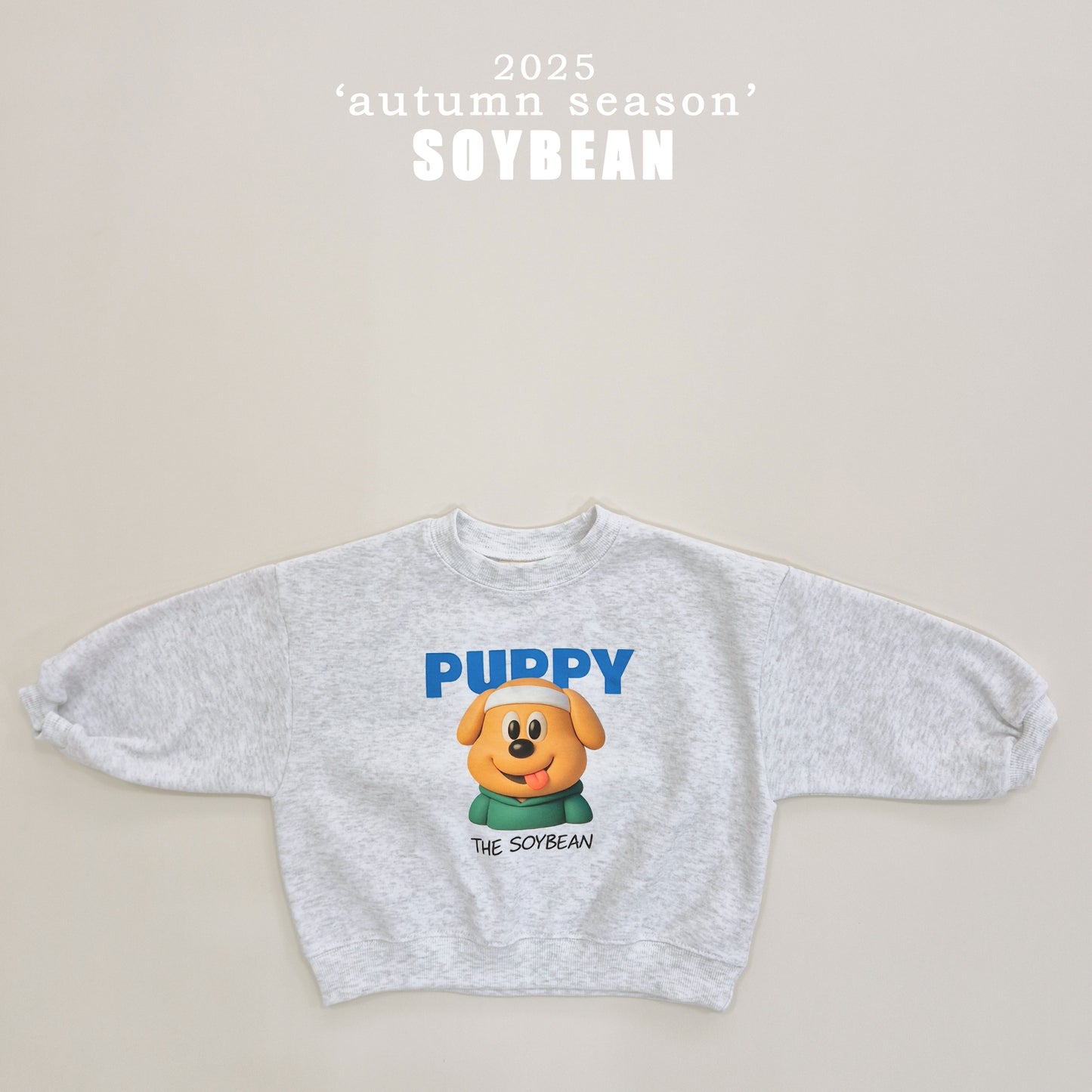(Pre-order) Soybean Kids - Animal Friends Sweatshirt 동물친구들맨투맨 (3 Colors)