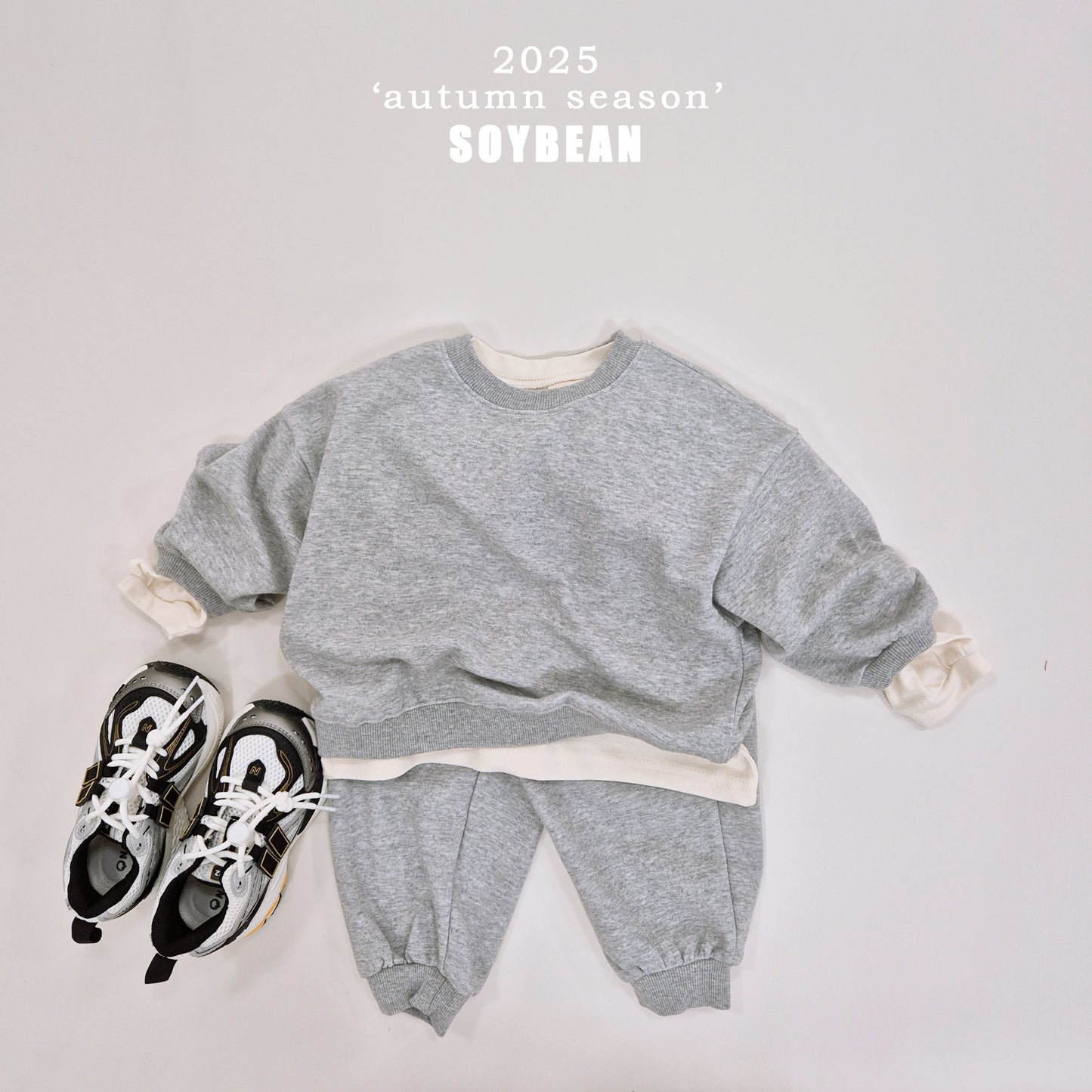 (Pre-order) Soybean Kids - Cotton Sugar Boxy Tee 코튼슈가박스티 (10 Colors)