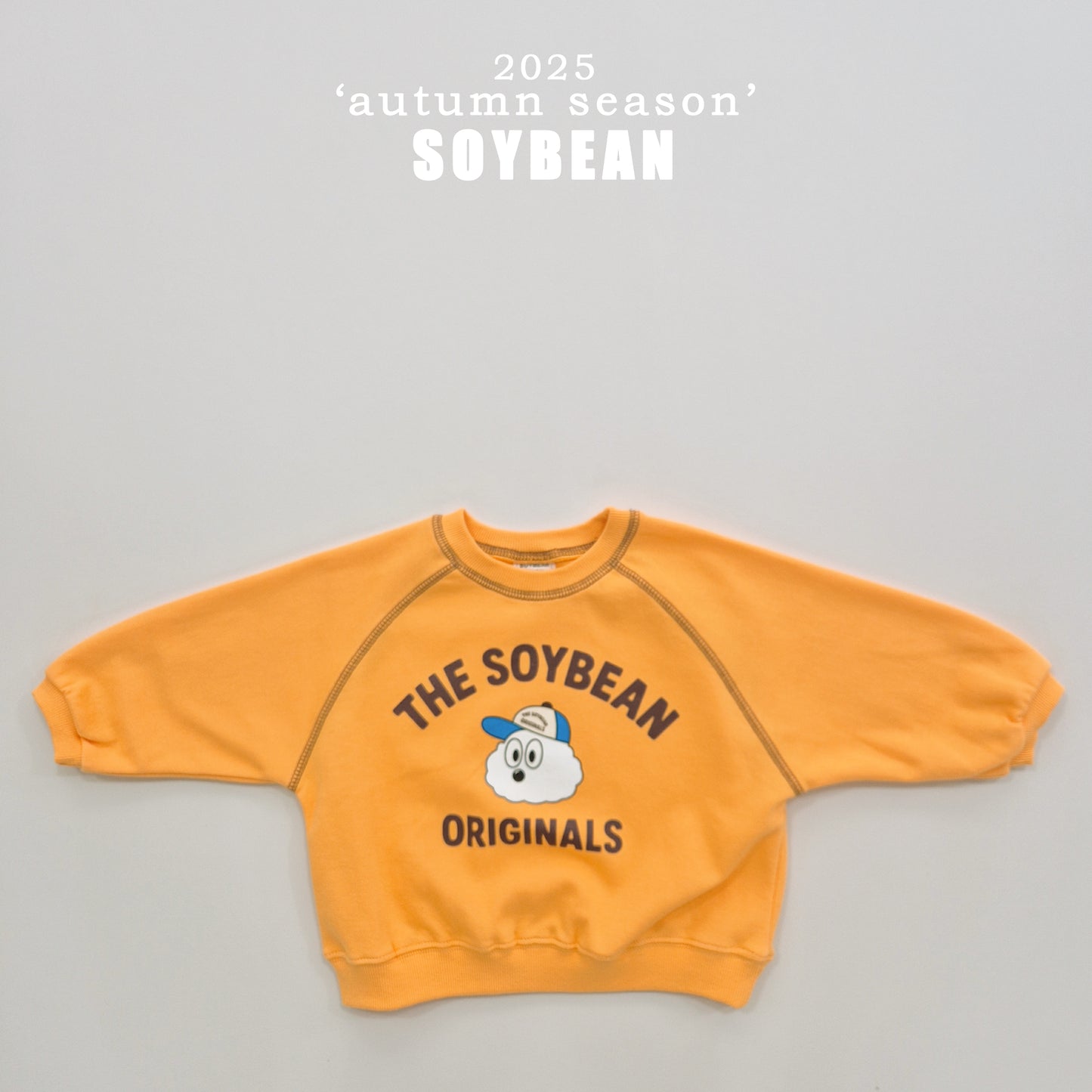 (Pre-order) Soybean Kids - Color Stitch Top & Bottom Set 컬러스티치상하복 (3 Colors)