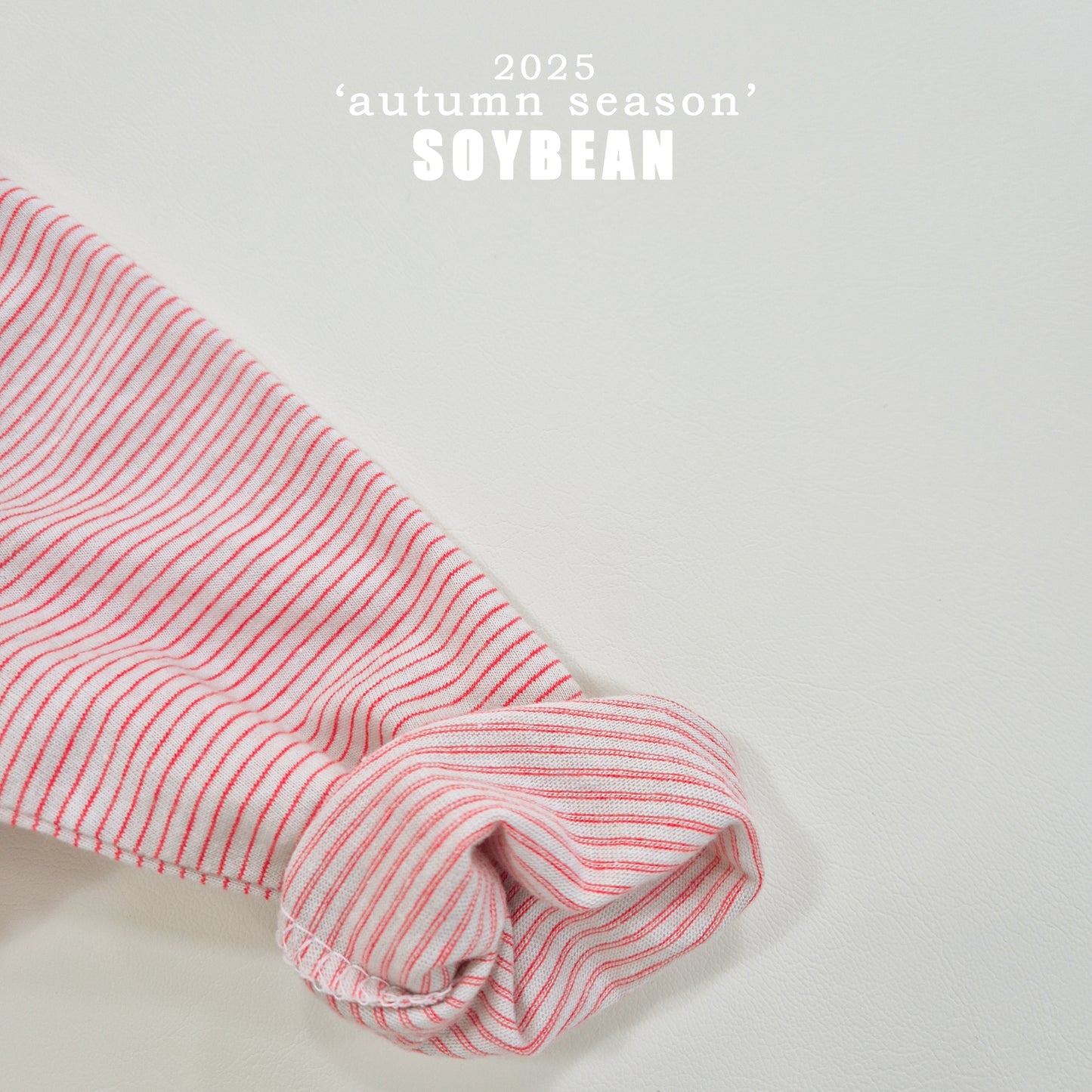 (Pre-order) Soybean Kids - Stripe Hooded Tee 단가라후드싱글티 (2 Colors)