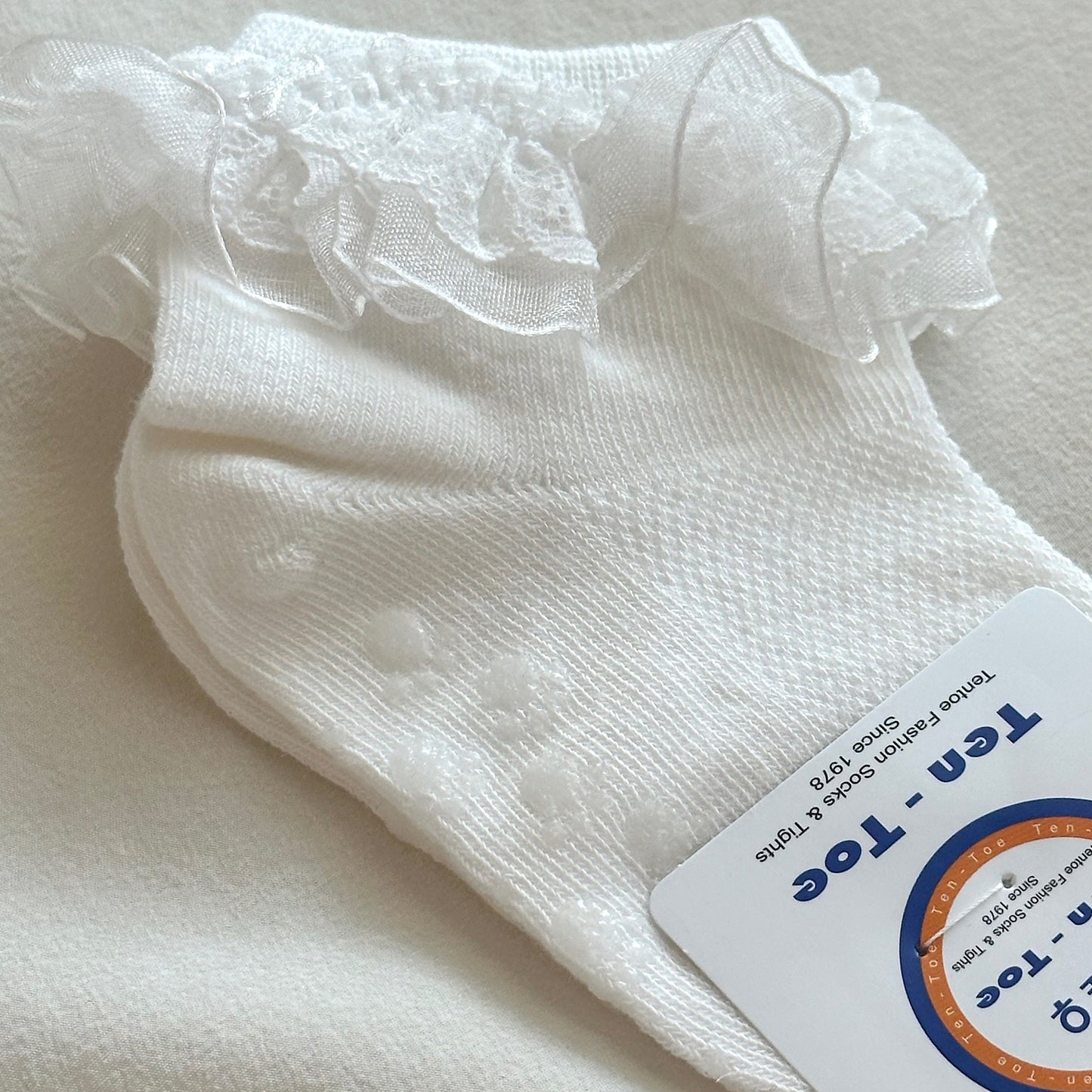 (Ten-Toe) Kids’ Angel Lace Socks (1-pack)