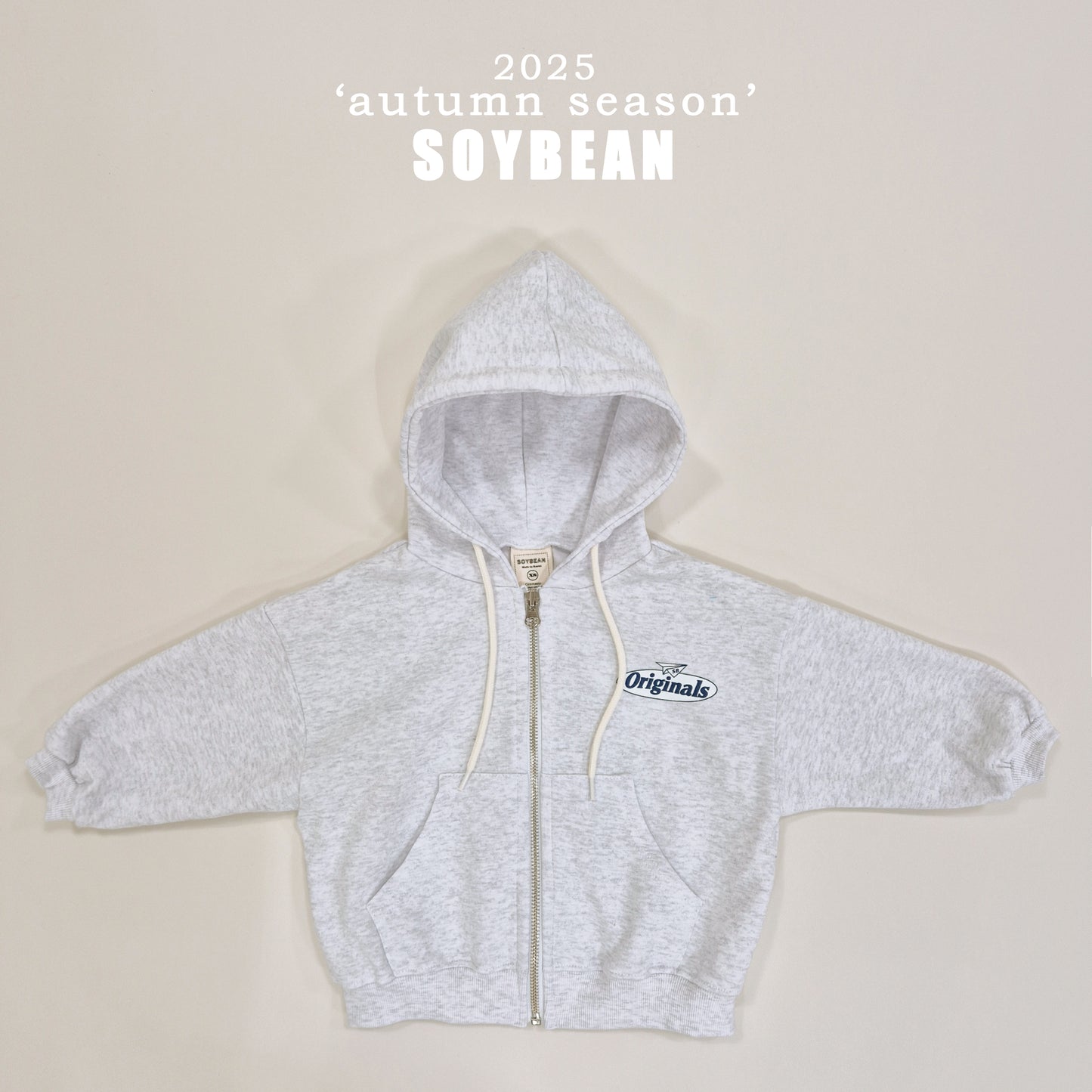 (Pre-order) Soybean Kids - Original Hood Zip-Up 오리지날후드집업 (3 Colors)