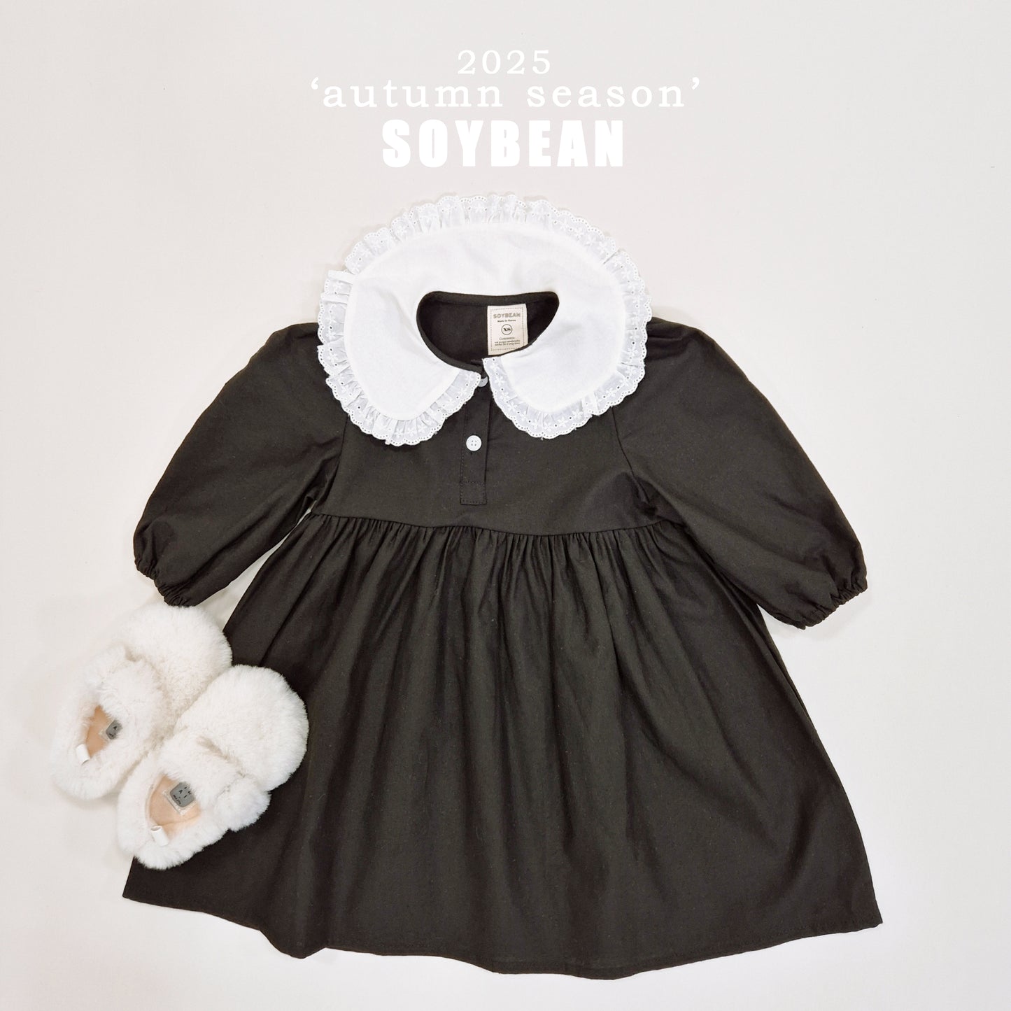 (Pre-order) Soybean Kids - Heidi Dress 하이디 원피스 (2 Colors)