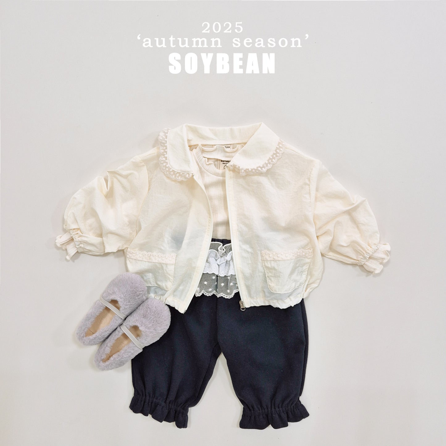 (Pre-order) Soybean Kids - Volume Ribbed Tee 볼륨골지티 (3 Colors)