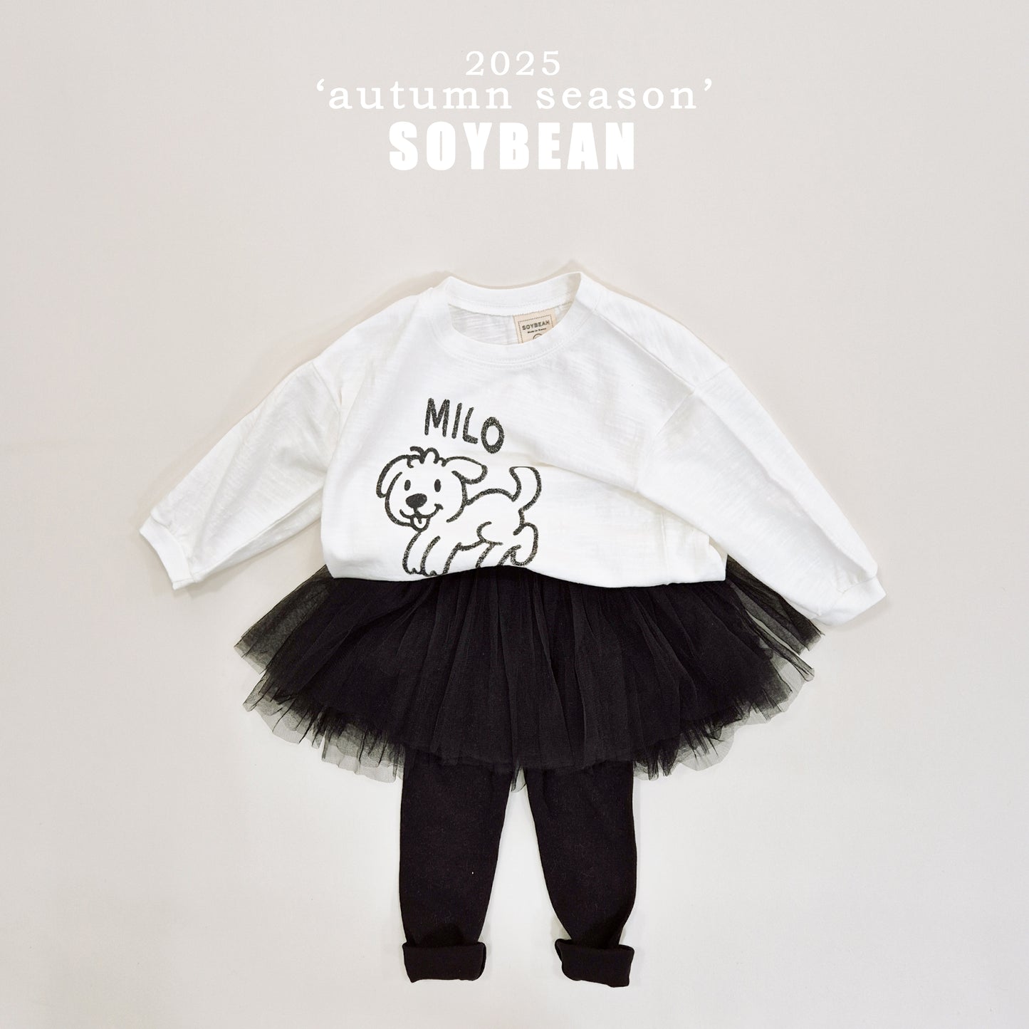(Pre-order) Soybean Kids - Lovely Tutu Leggings 러블리샤샤치렝스 (3 Colors)