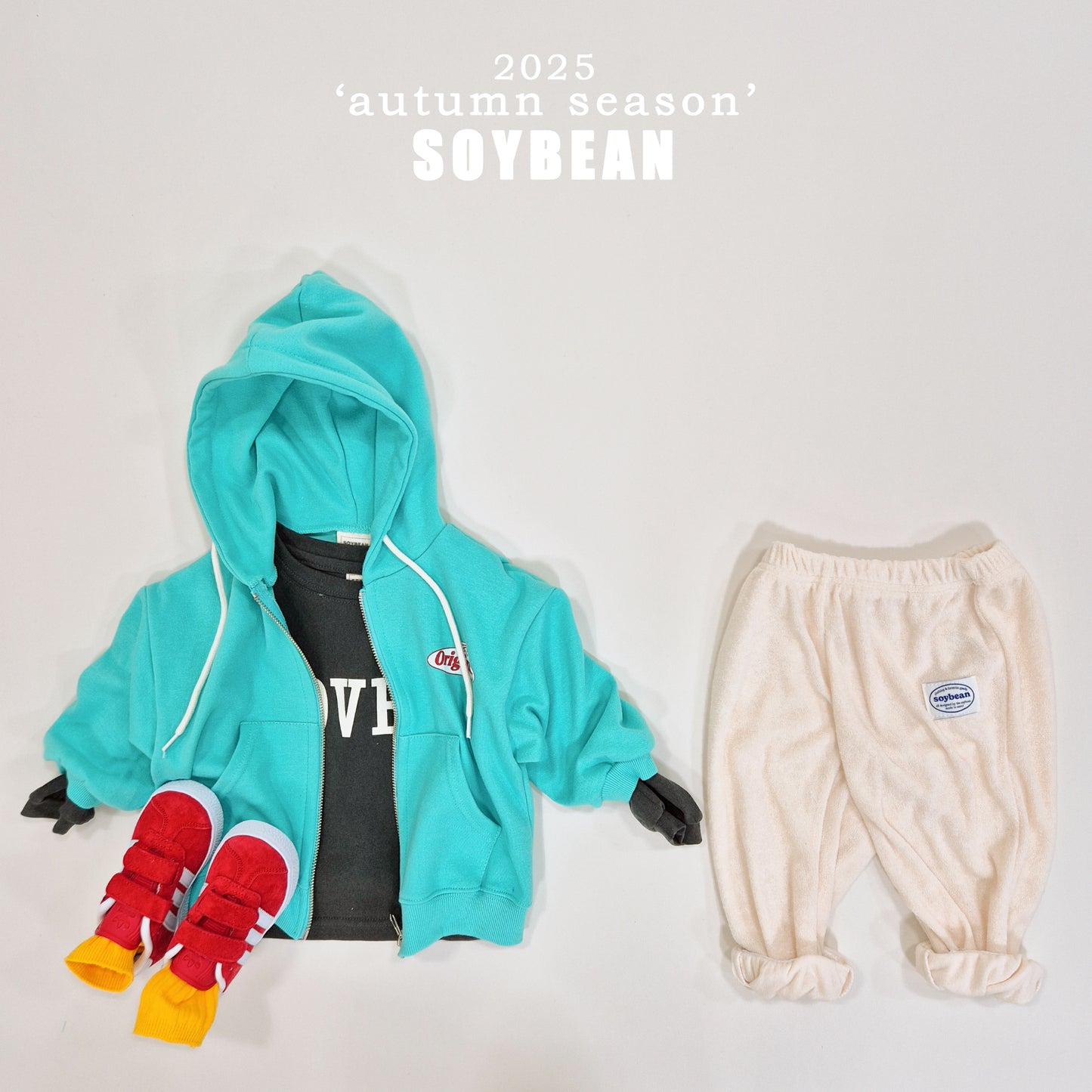 (Pre-order) Soybean Kids - Original Hood Zip-Up 오리지날후드집업 (3 Colors)