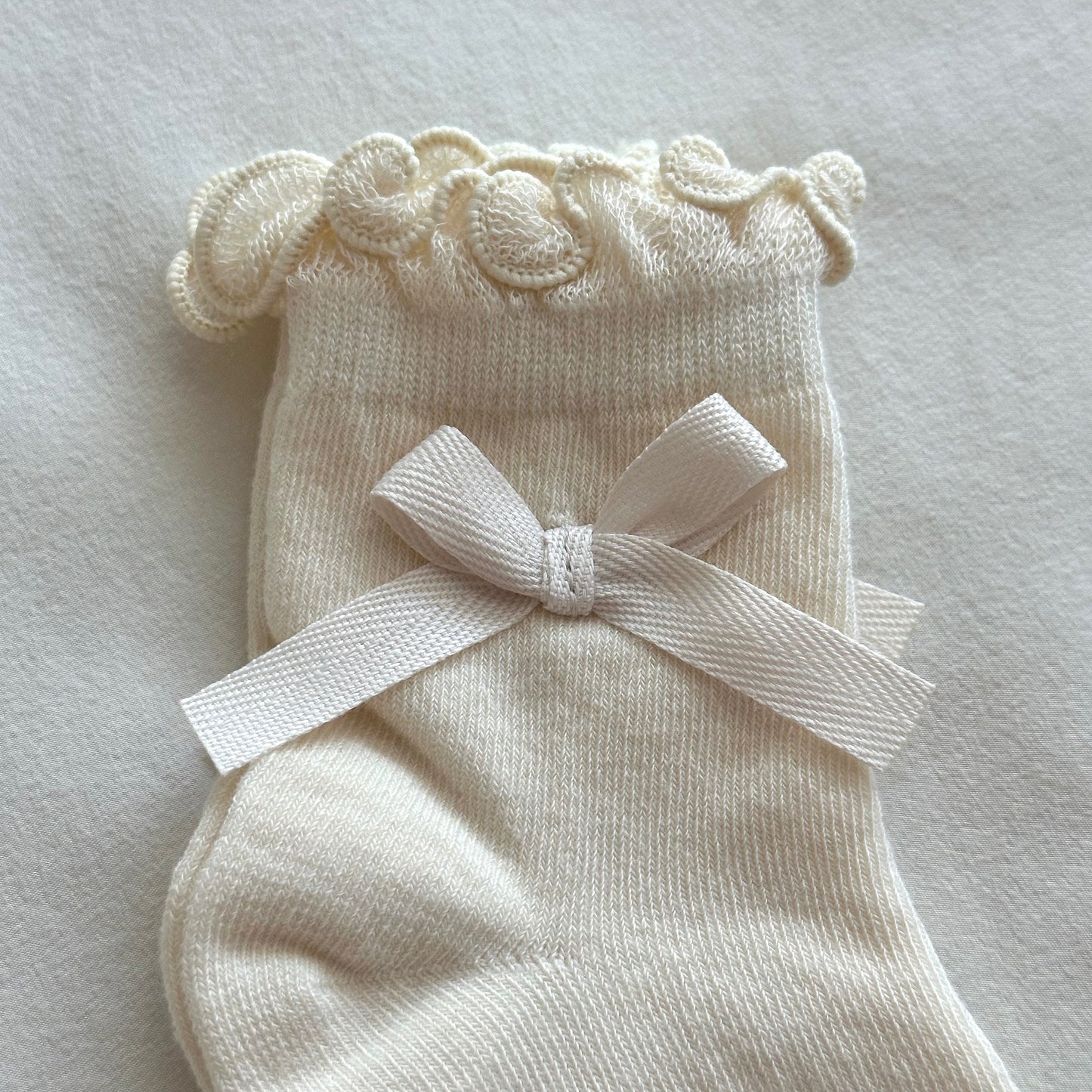 (Ten-Toe) Kids’ Ribbon Ruffles Socks (4-pack)