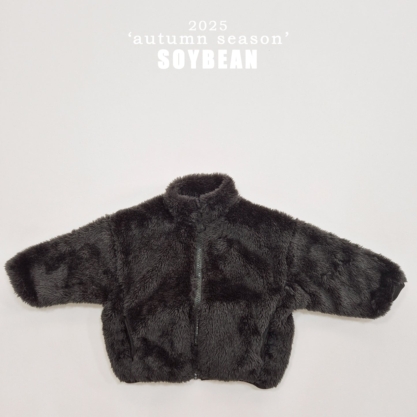 (Pre-order) Soybean Kids - Cotton Candy Fleece Zip-Up 솜사탕후리스 (6 Colors)