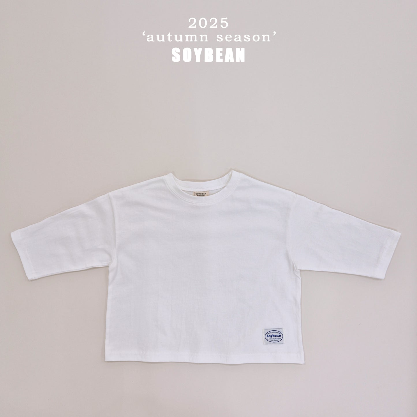 (Pre-order) Soybean Kids - Layered Long Tee 레이어드롱티 (4 Colors)