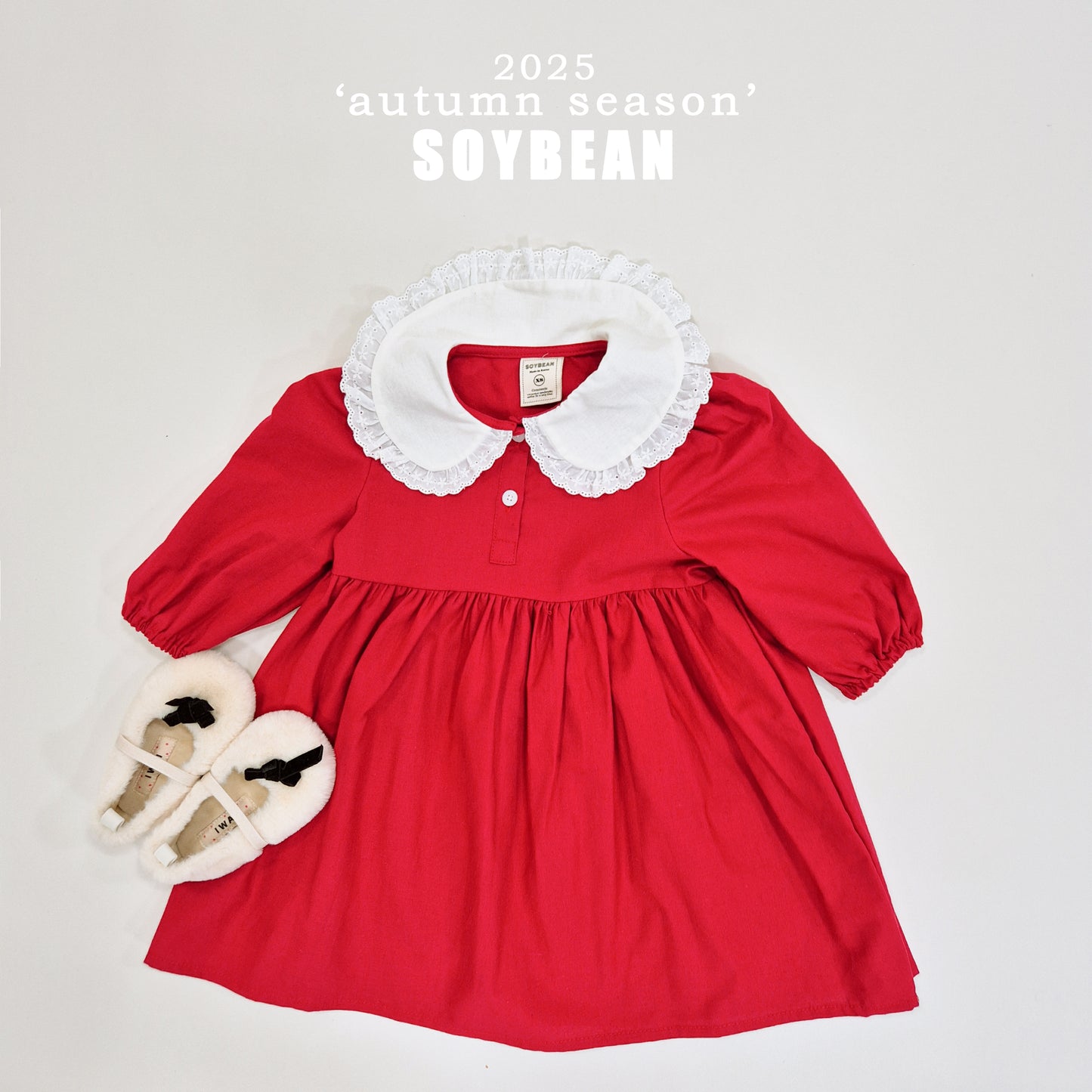 (Pre-order) Soybean Kids - Heidi Dress 하이디 원피스 (2 Colors)