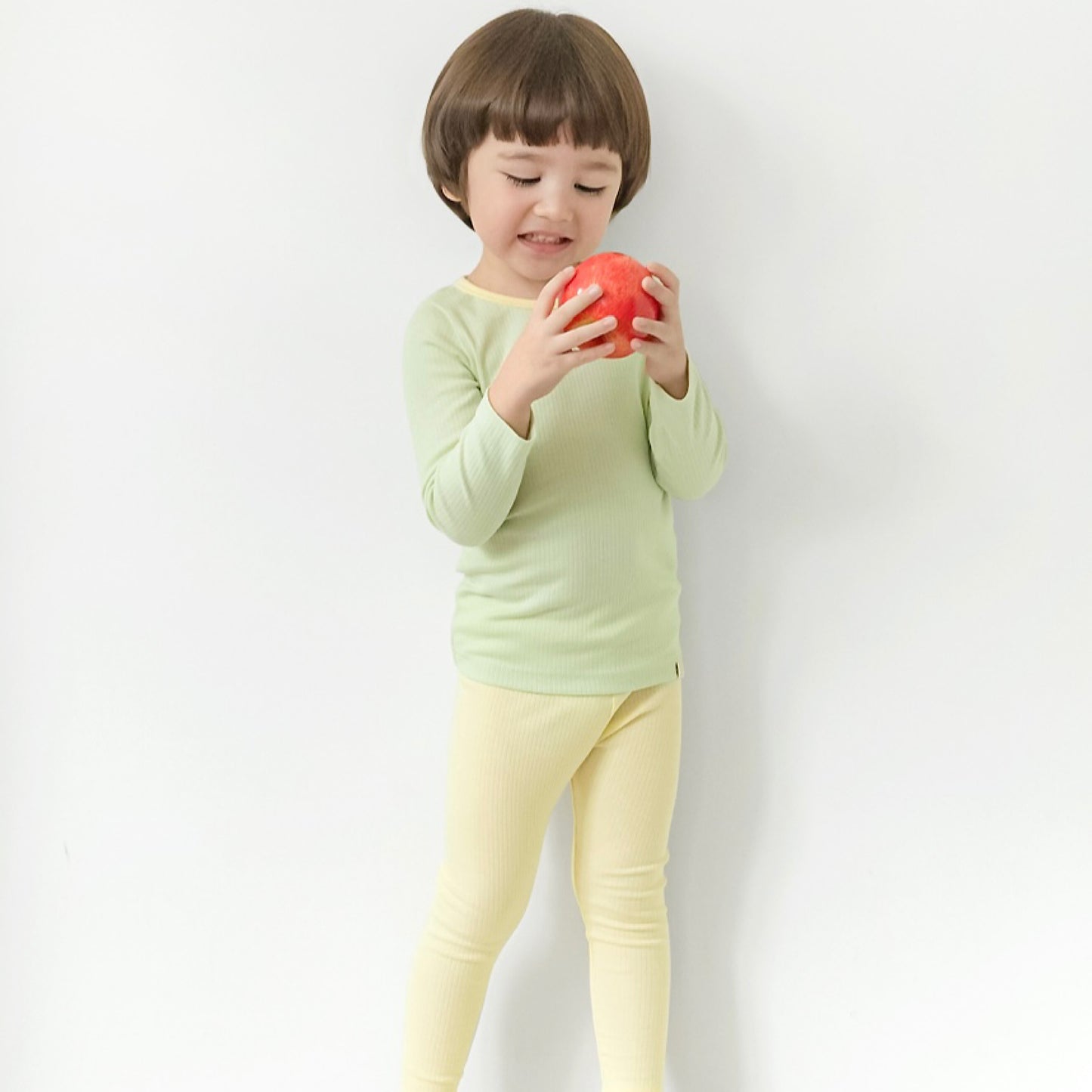 (Bebelaon) Modal Ribbed Pajama Set (4 Colors)