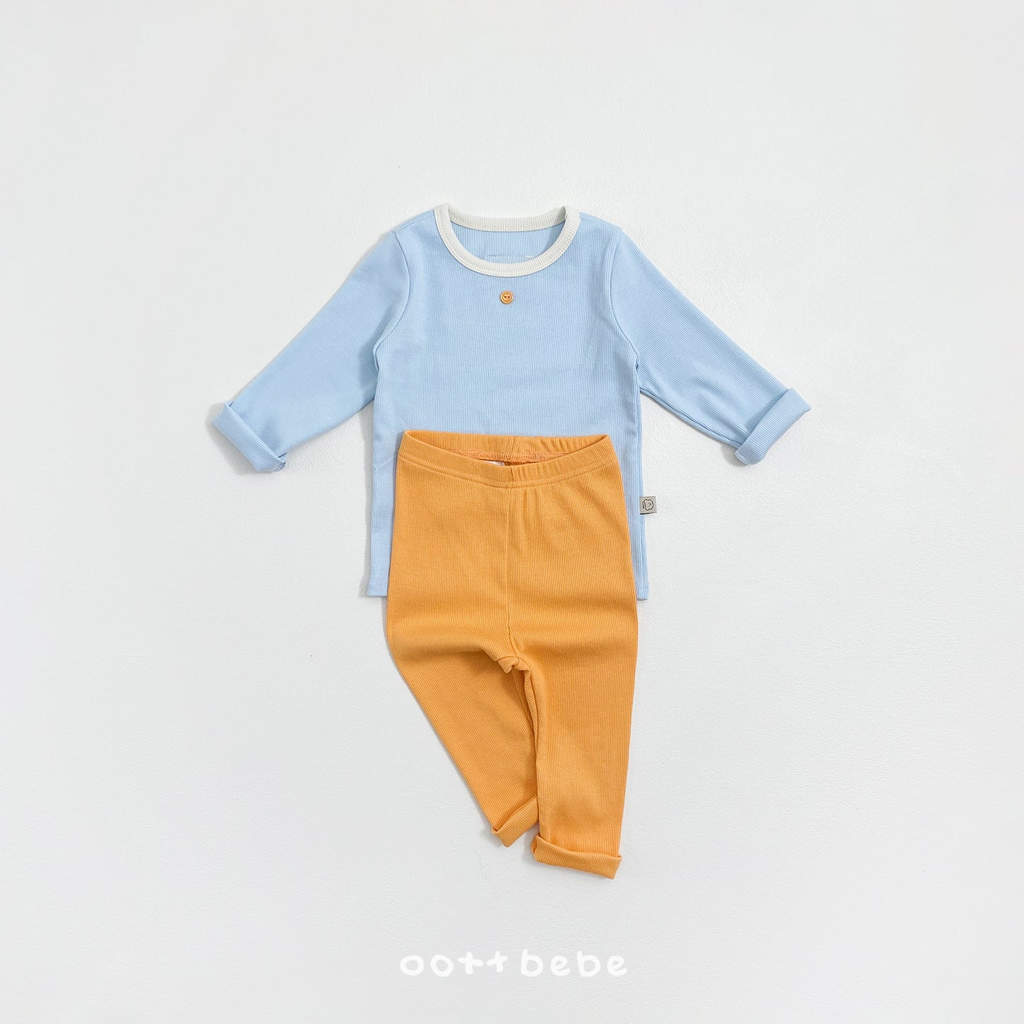 (Pre-order) OOTTBEBE Spring - Picnic Cotton Pajama Set 피크닉실내복 (3 Colors)