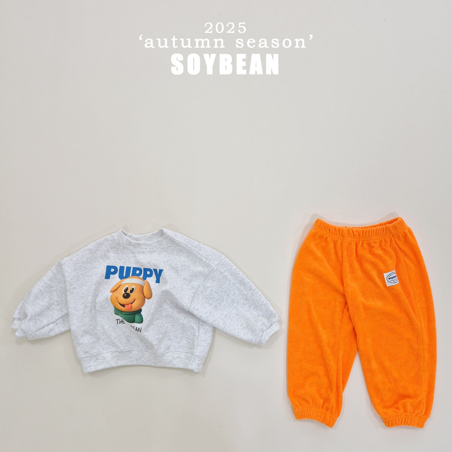 (Pre-order) Soybean Kids - Animal Friends Sweatshirt 동물친구들맨투맨 (3 Colors)