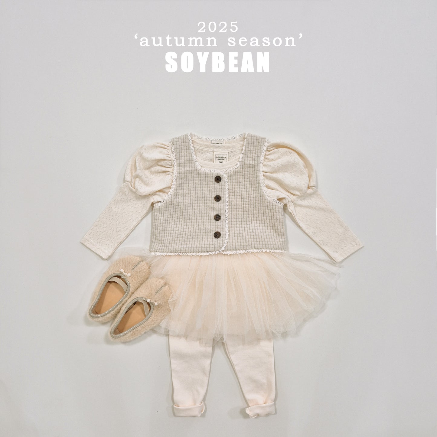 (Pre-order) Soybean Kids - Lovely Tutu Leggings 러블리샤샤치렝스 (3 Colors)