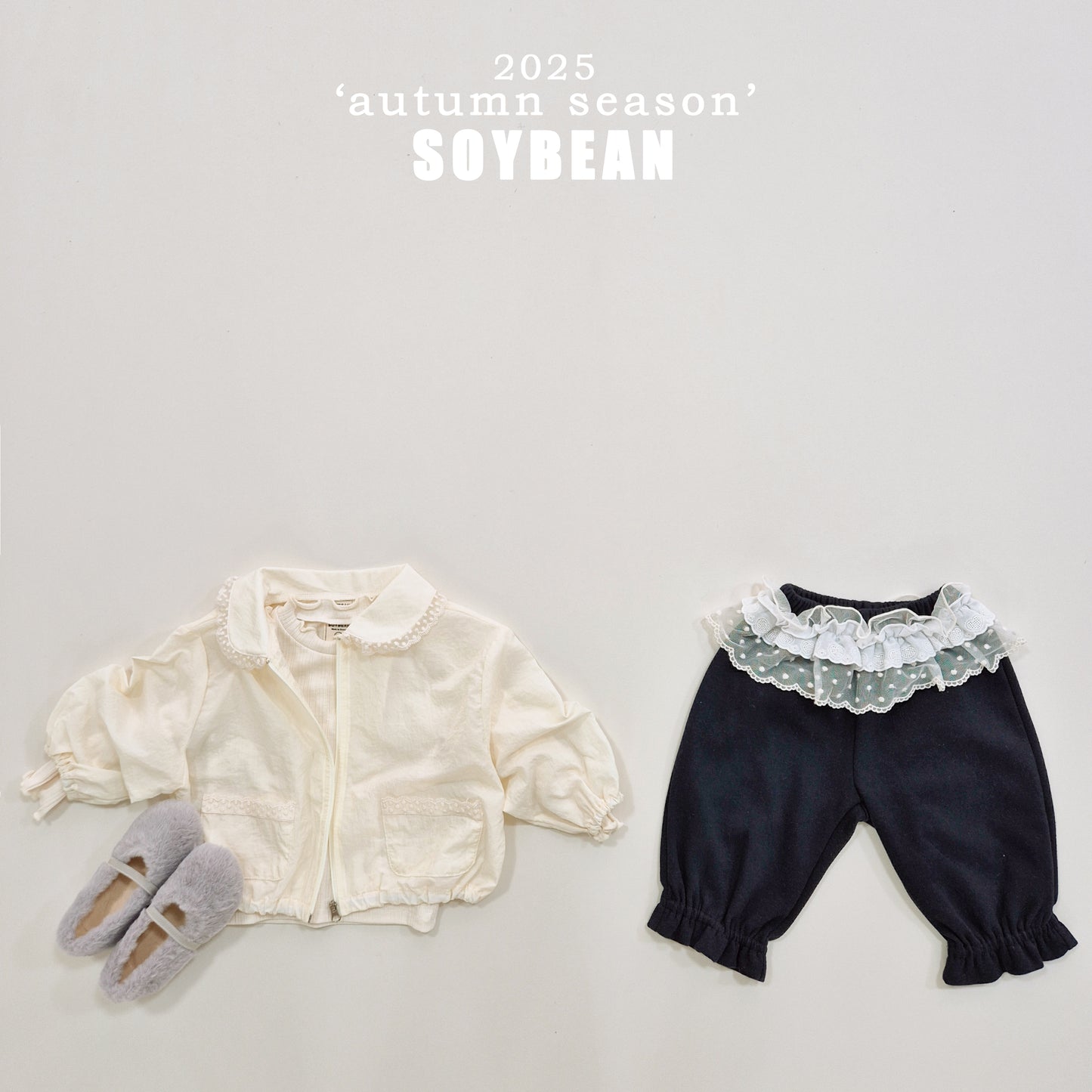 (Pre-order) Soybean Kids - Volume Ribbed Tee 볼륨골지티 (3 Colors)