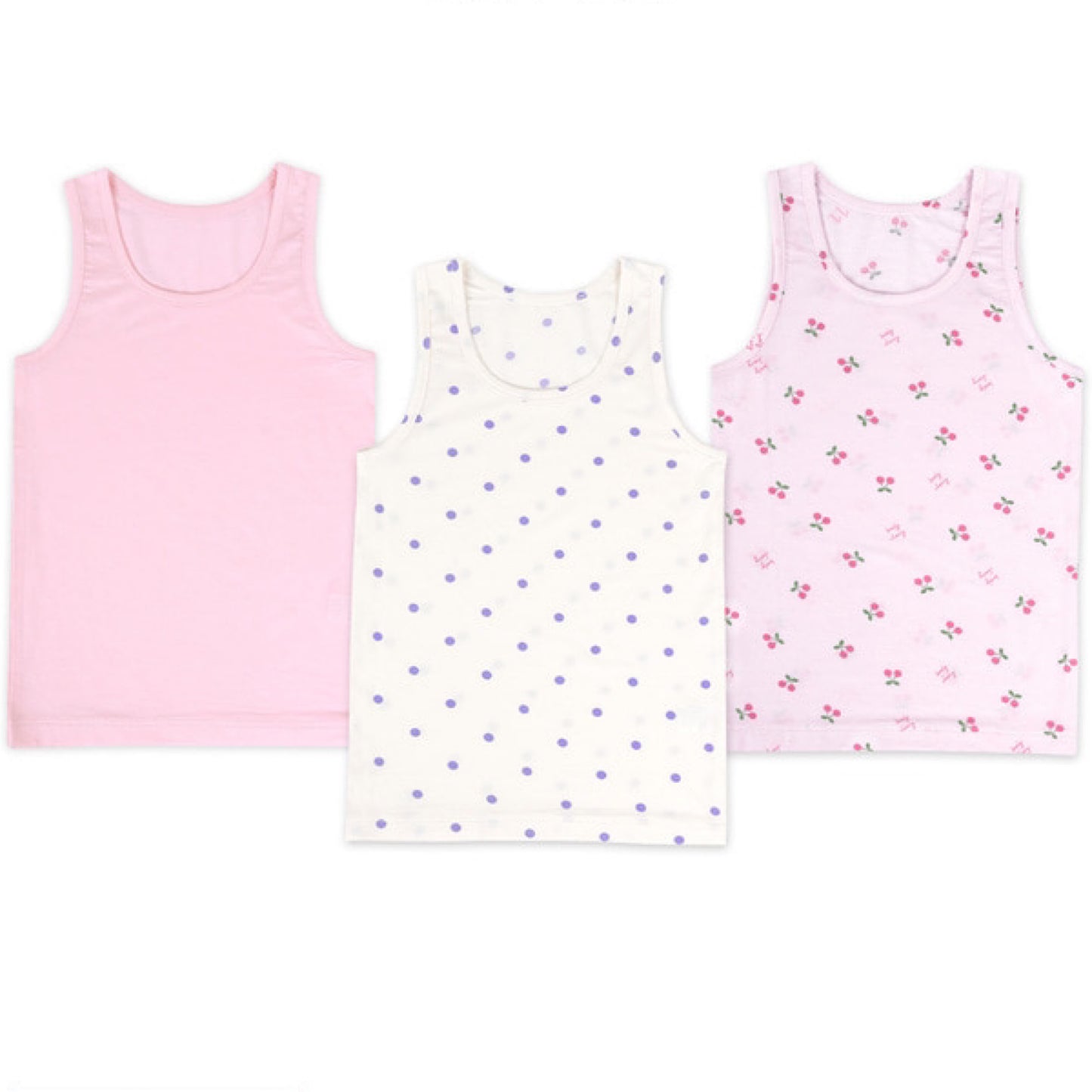(MayKids) Lovely Tencel Modal Girls’ Camisole (3-pack)