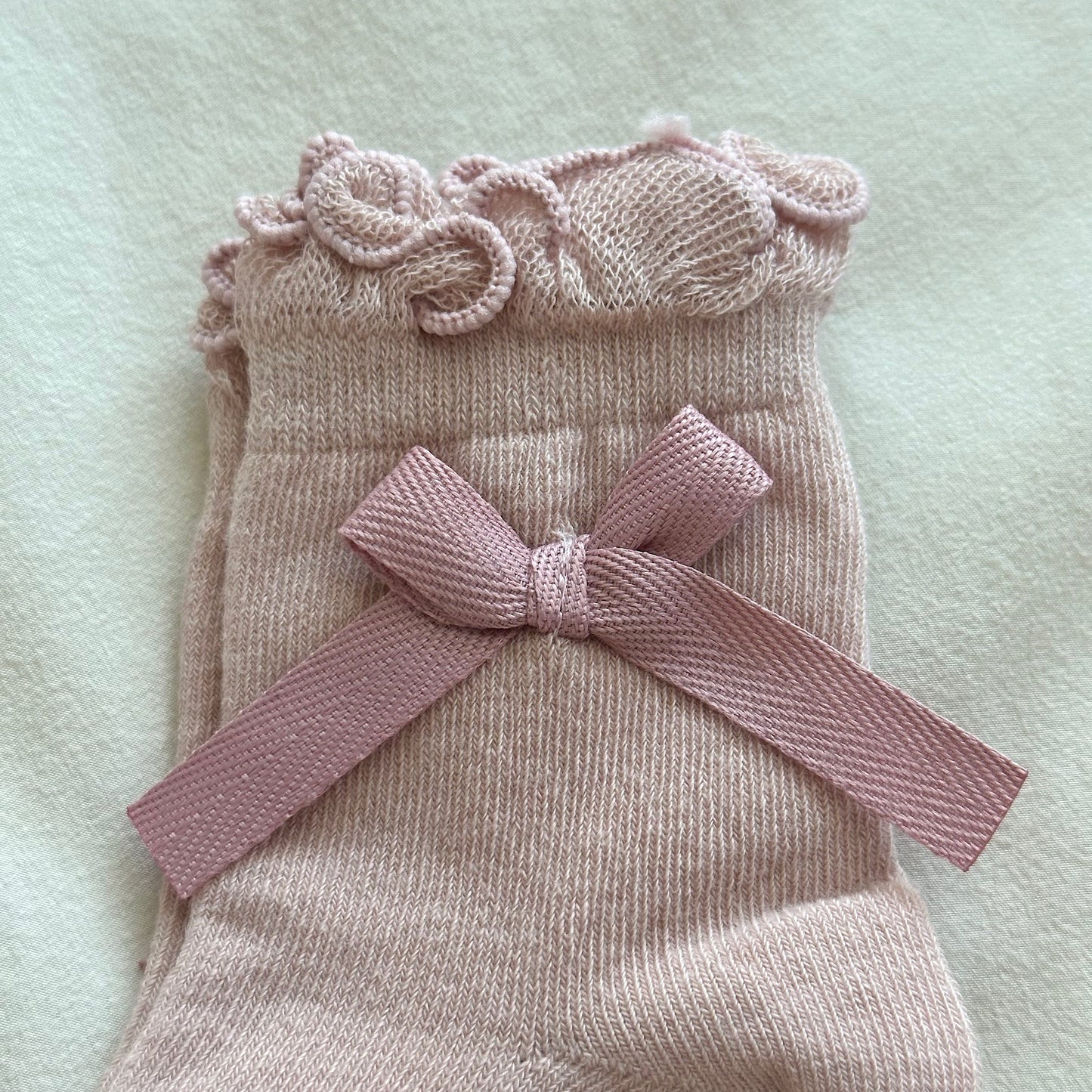 (Ten-Toe) Kids’ Ribbon Ruffles Socks (4-pack)