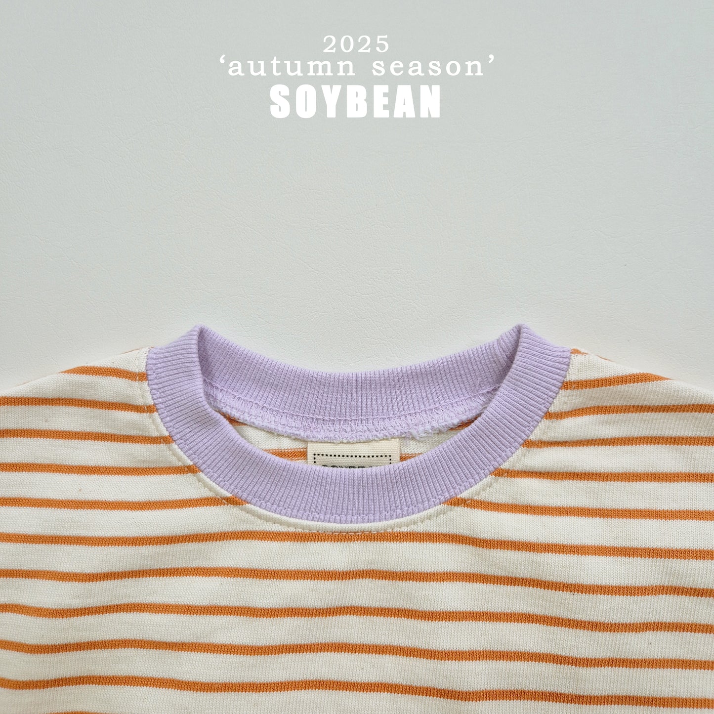 (Pre-order) Soybean Kids - Point Stripe Top & Bottom Set 포인트단가라상하복 (4 Colors)
