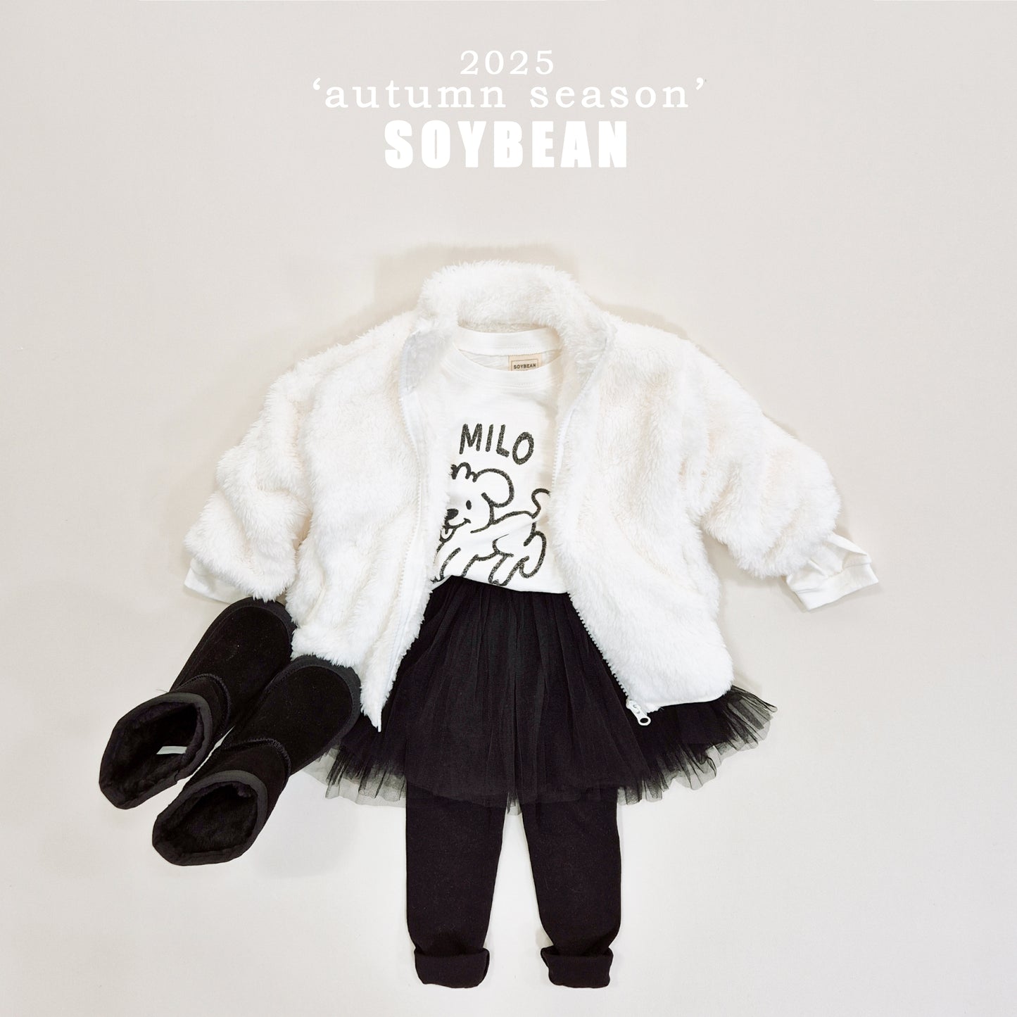 (Pre-order) Soybean Kids - Cotton Candy Fleece Zip-Up 솜사탕후리스 (6 Colors)