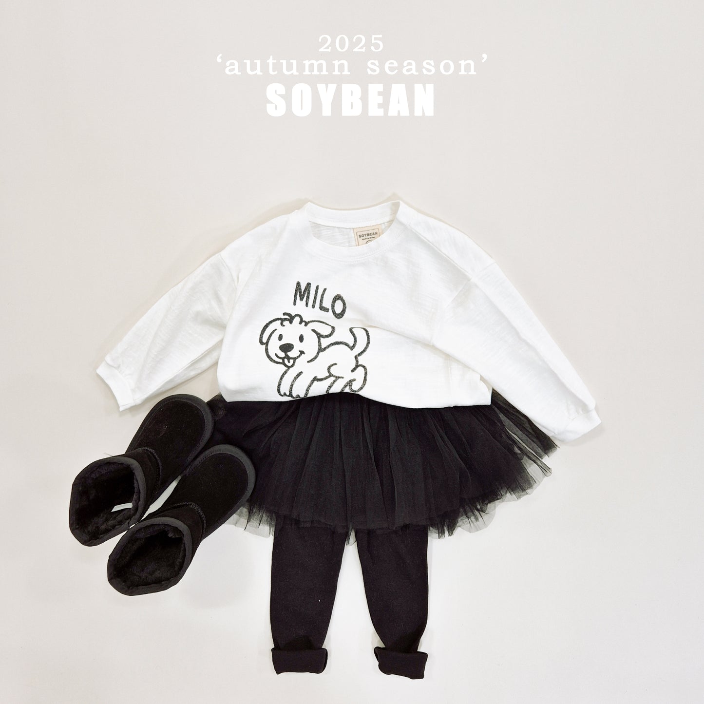 (Pre-order) Soybean Kids - Lovely Tutu Leggings 러블리샤샤치렝스 (3 Colors)