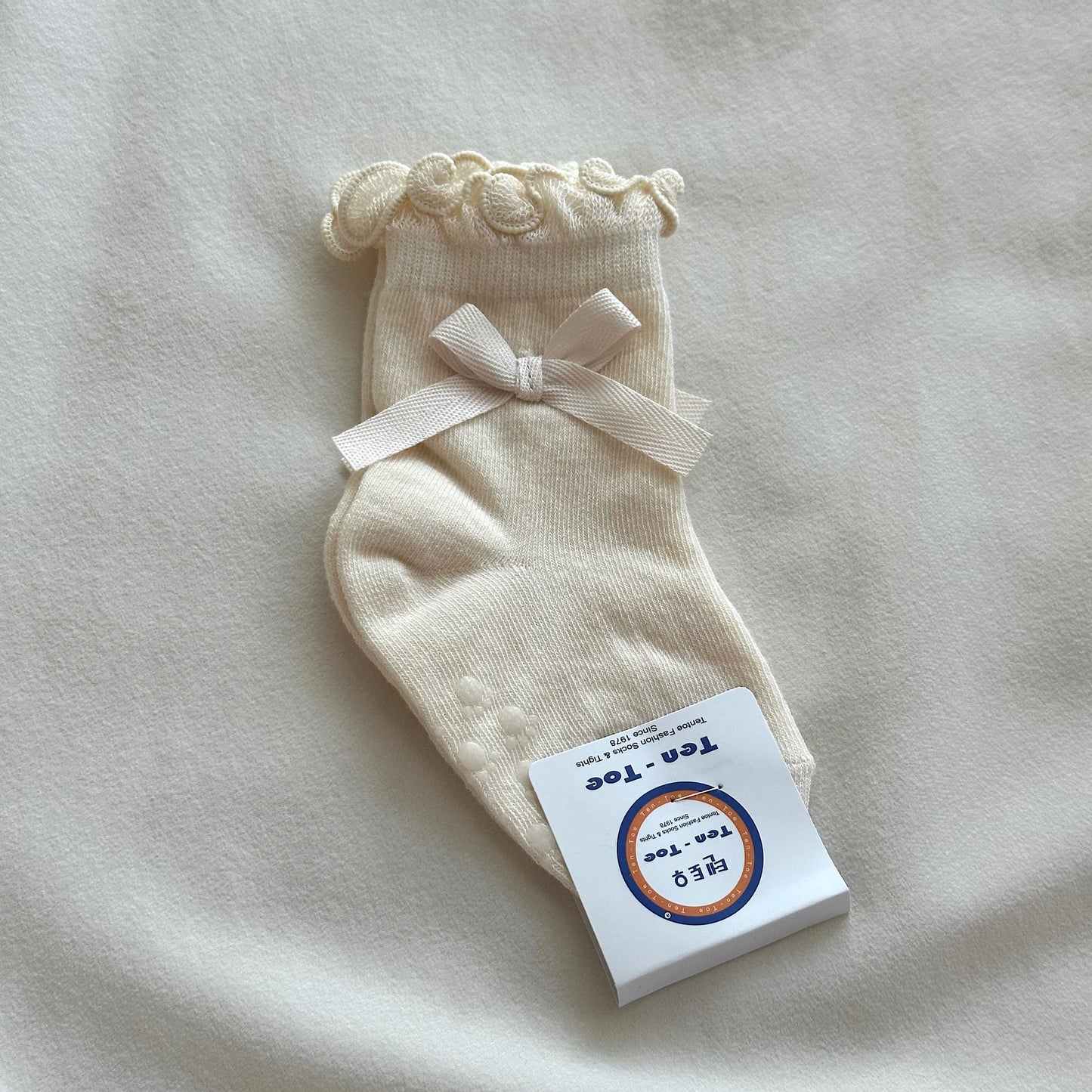 (Ten-Toe) Kids’ Ribbon Ruffles Socks (4-pack)