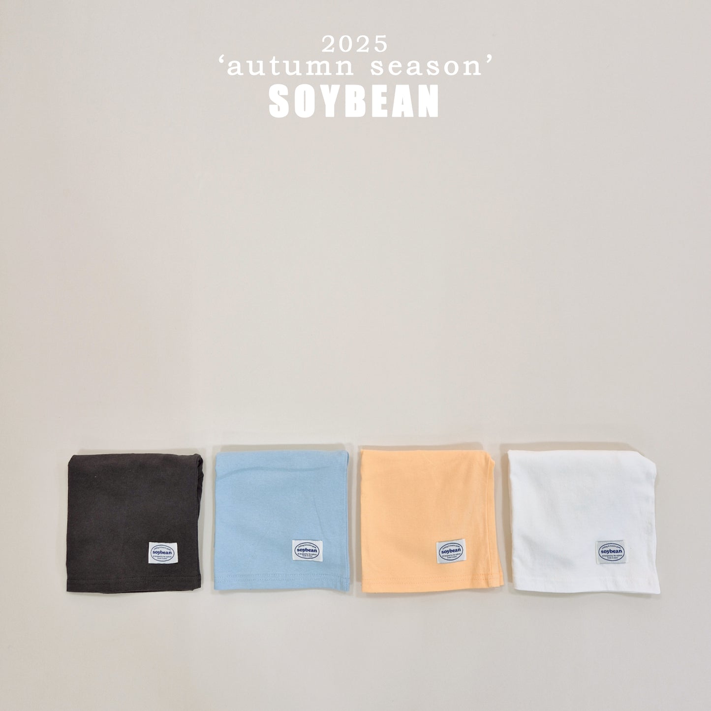 (Pre-order) Soybean Kids - Layered Long Tee 레이어드롱티 (4 Colors)