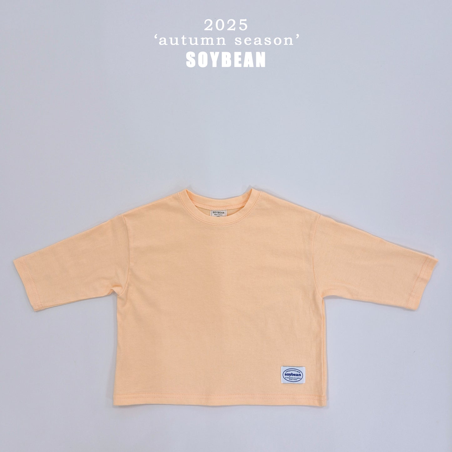 (Pre-order) Soybean Kids - Layered Long Tee 레이어드롱티 (4 Colors)