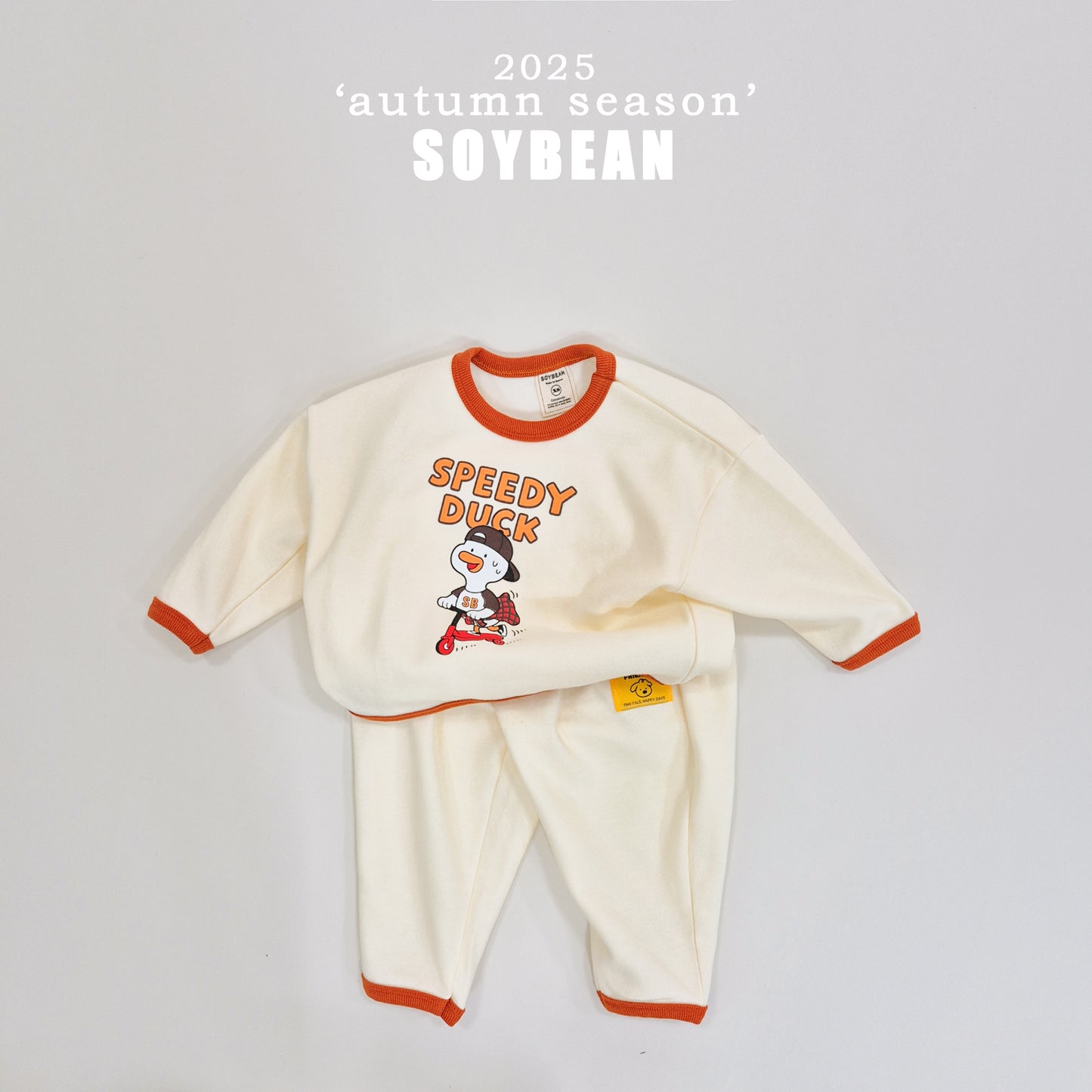 (Pre-order) Soybean Kids - Speed Duck Top & Bottom Set 스피드덕상하복 (4 Colors)