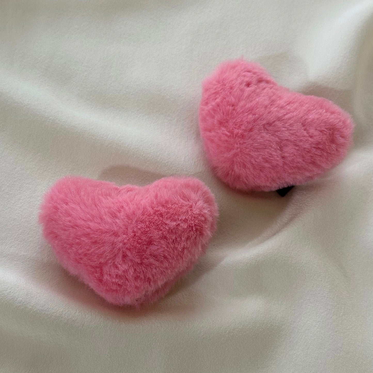 (Chenny Bong Bong) Kids’ Pink Heart Hair Clip (1 Piece)