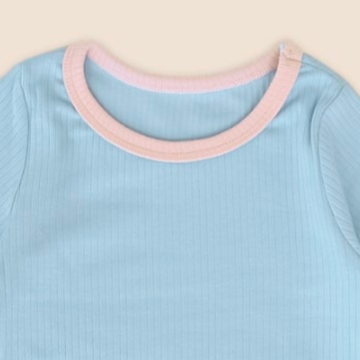 (Bebelaon) Modal Ribbed Pajama Set (4 Colors)
