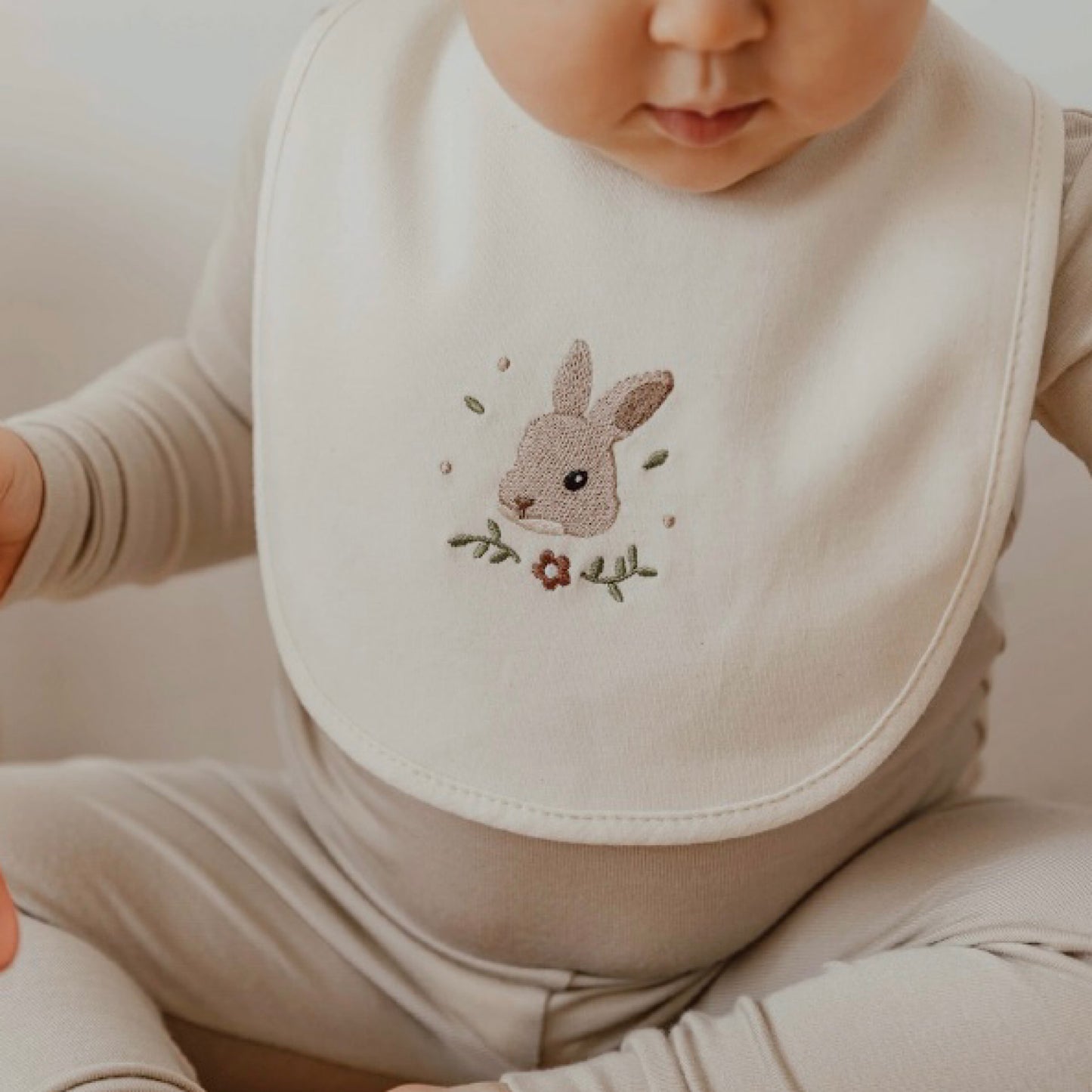 (KoongsKoongs) Organic Cotton Baby Bib (4 Colors)