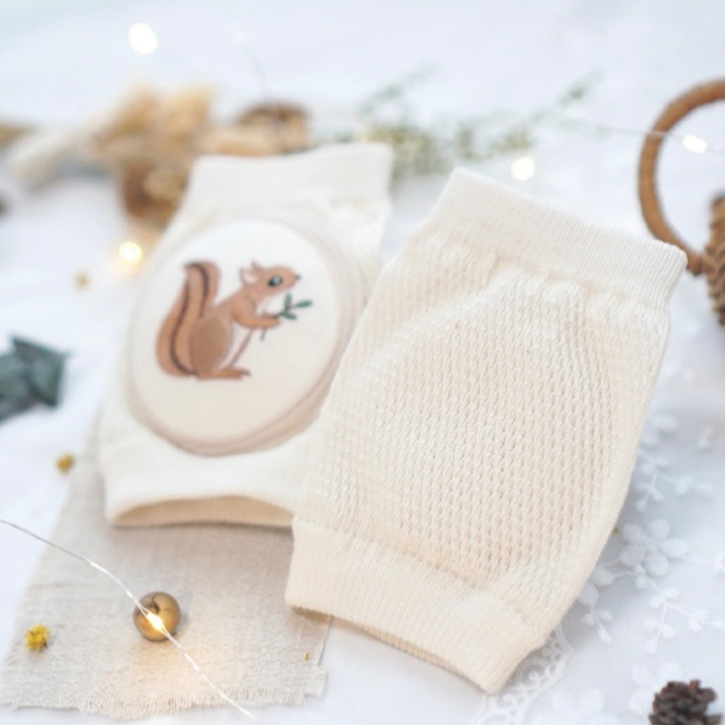 (KoongsKoongs) Organic Baby Knee Pads for Crawling (3 Colors)