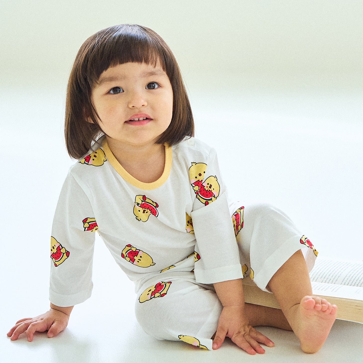 (COCOHANI) Bamboo 3/4 Sleeve Pajama Set (4 Colors)