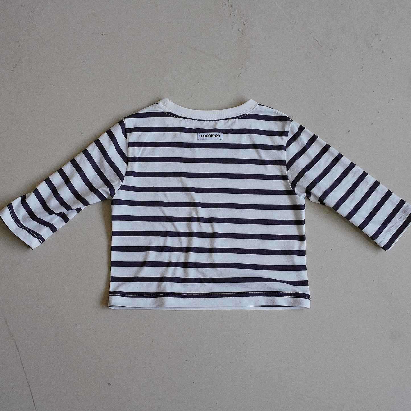 (COCOHANI) Kids Striped Long-Sleeve T-Shirt (3 Colors)