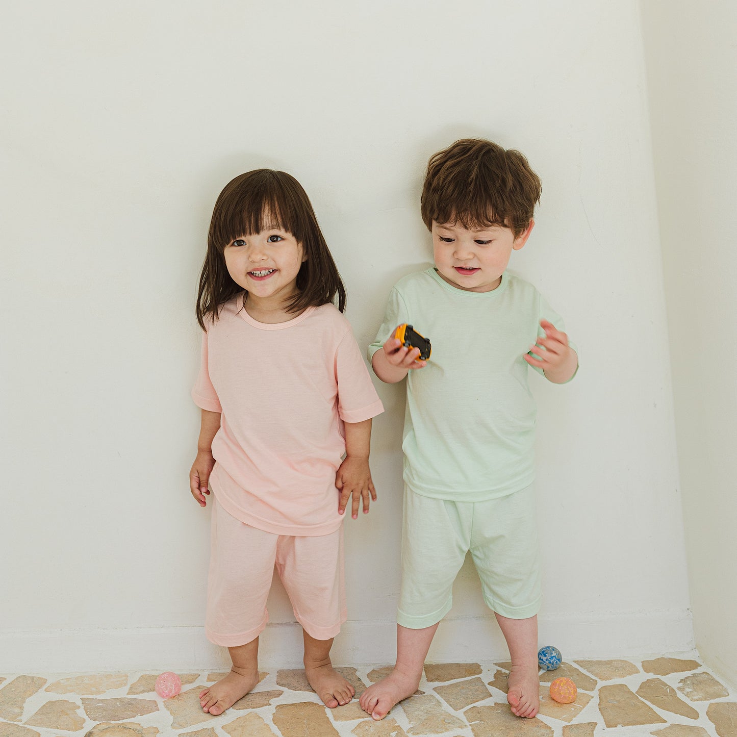 (COCOHANI) Bamboo Solid 3-piece Set (4 Colors)